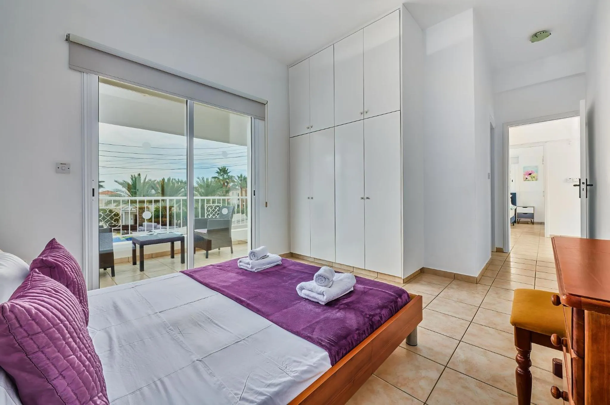 Balcony/Terrace, Bed in Villa Haven by Ezoria Villas