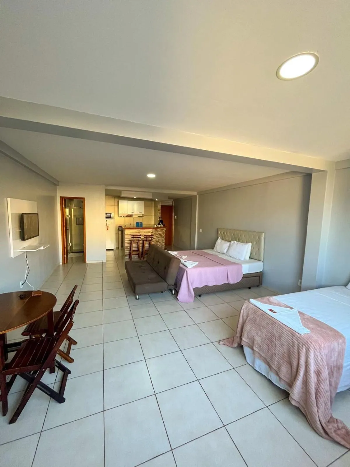 Bedroom, Bed in Pousada Loft Praia dos Anjos