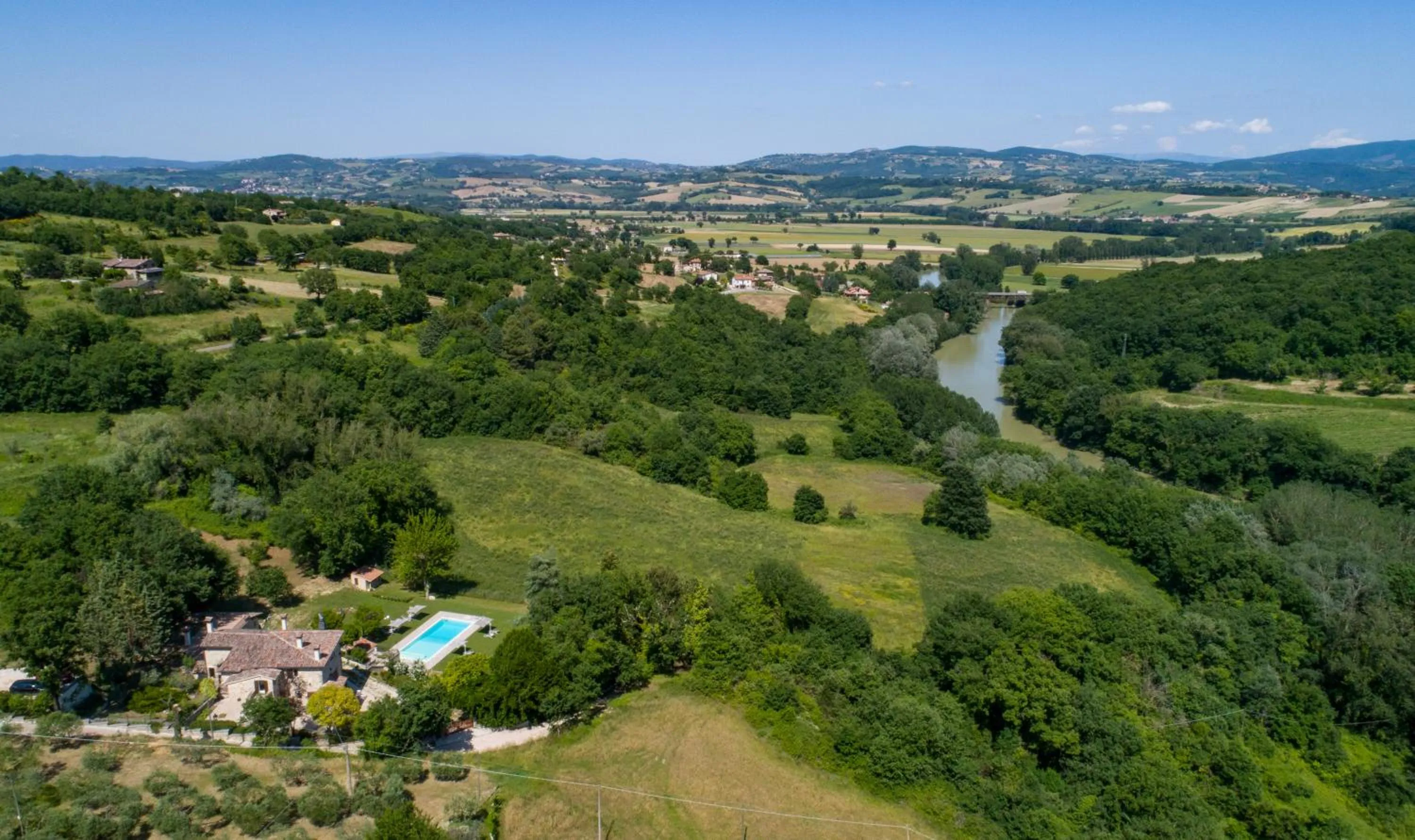 Natural landscape in Relais Il Furioso