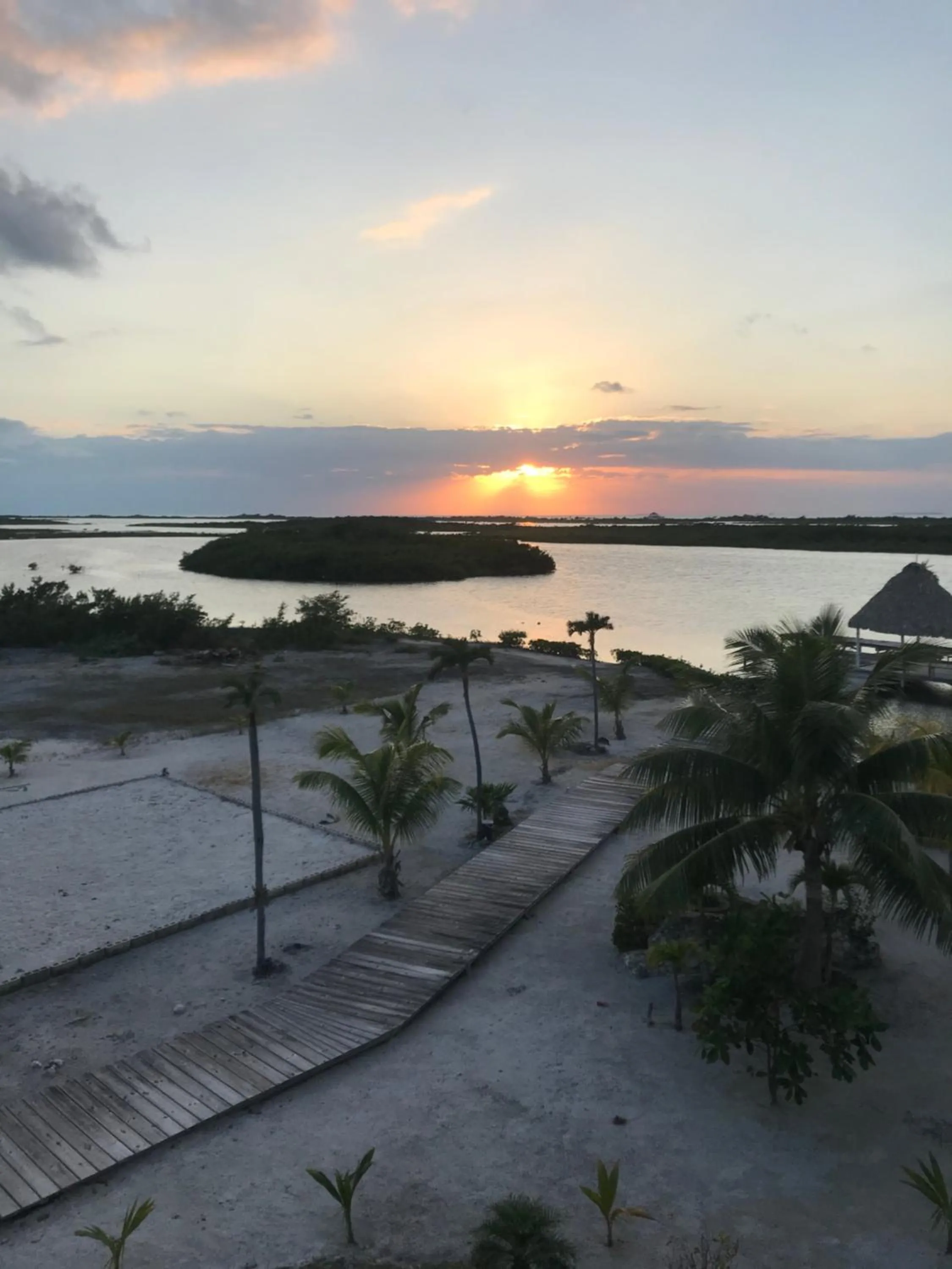 Sunset in Brahma Blue Resort