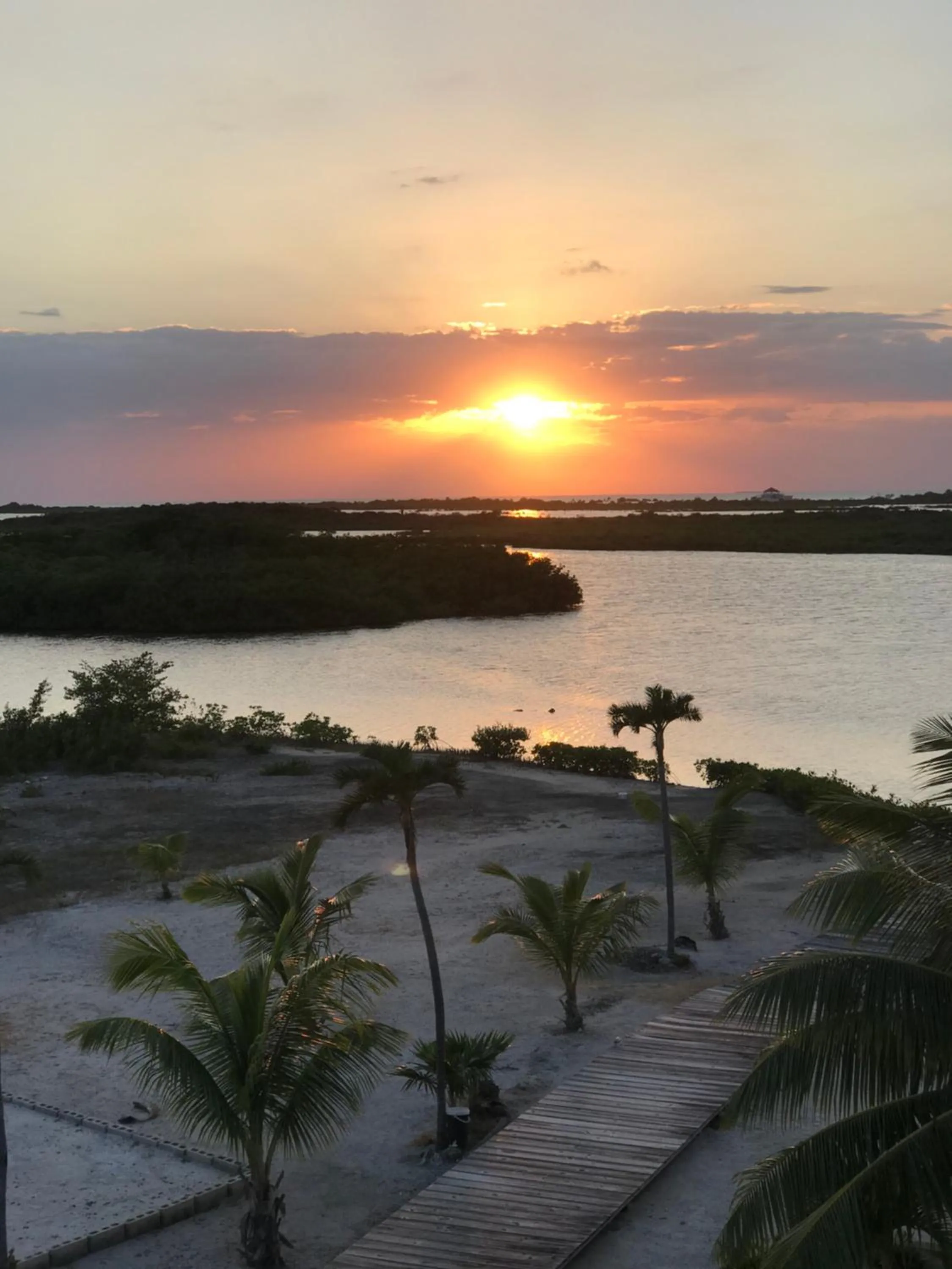 Sunset in Brahma Blue Resort