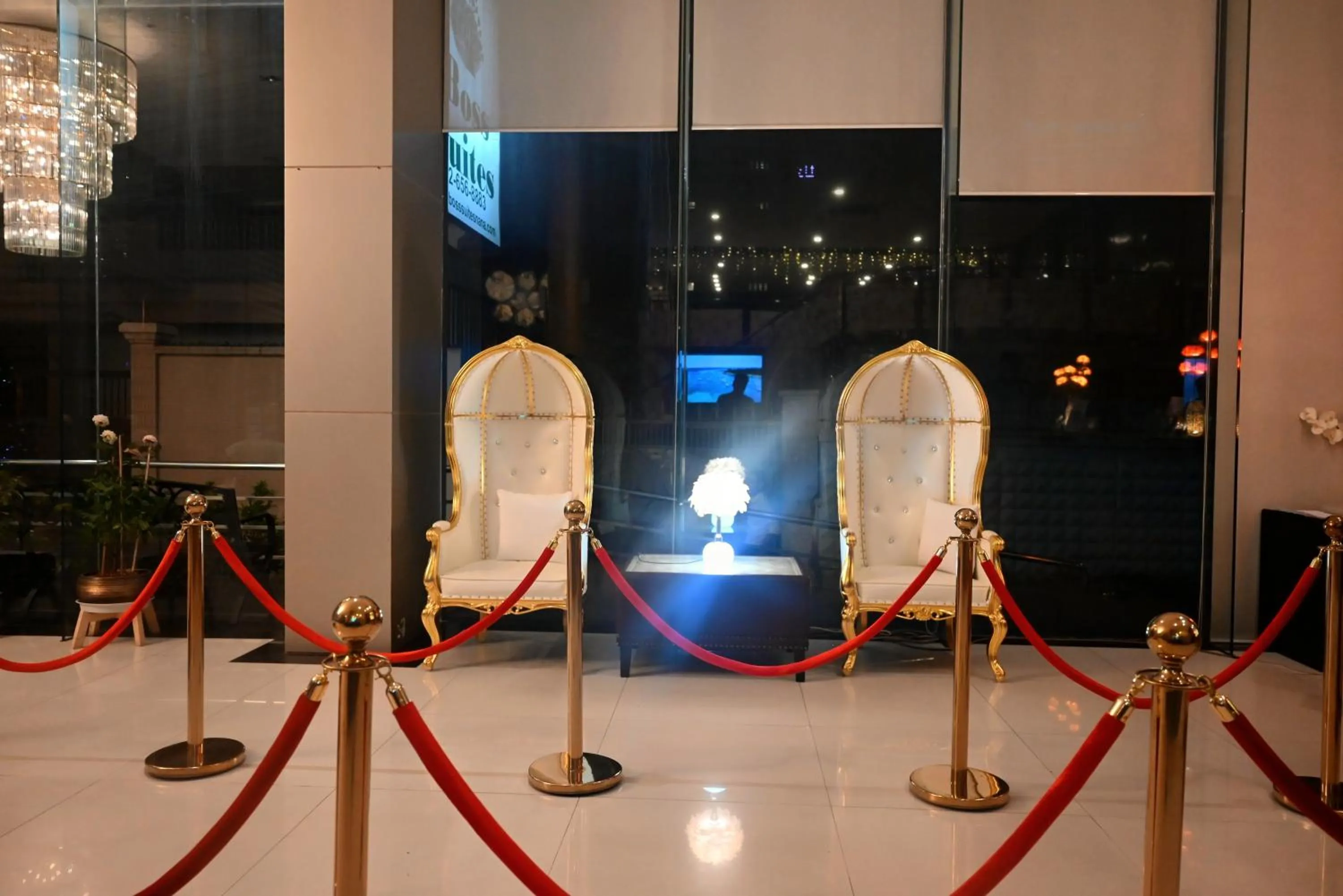 Lobby or reception in Boss Suites Nana Hotel