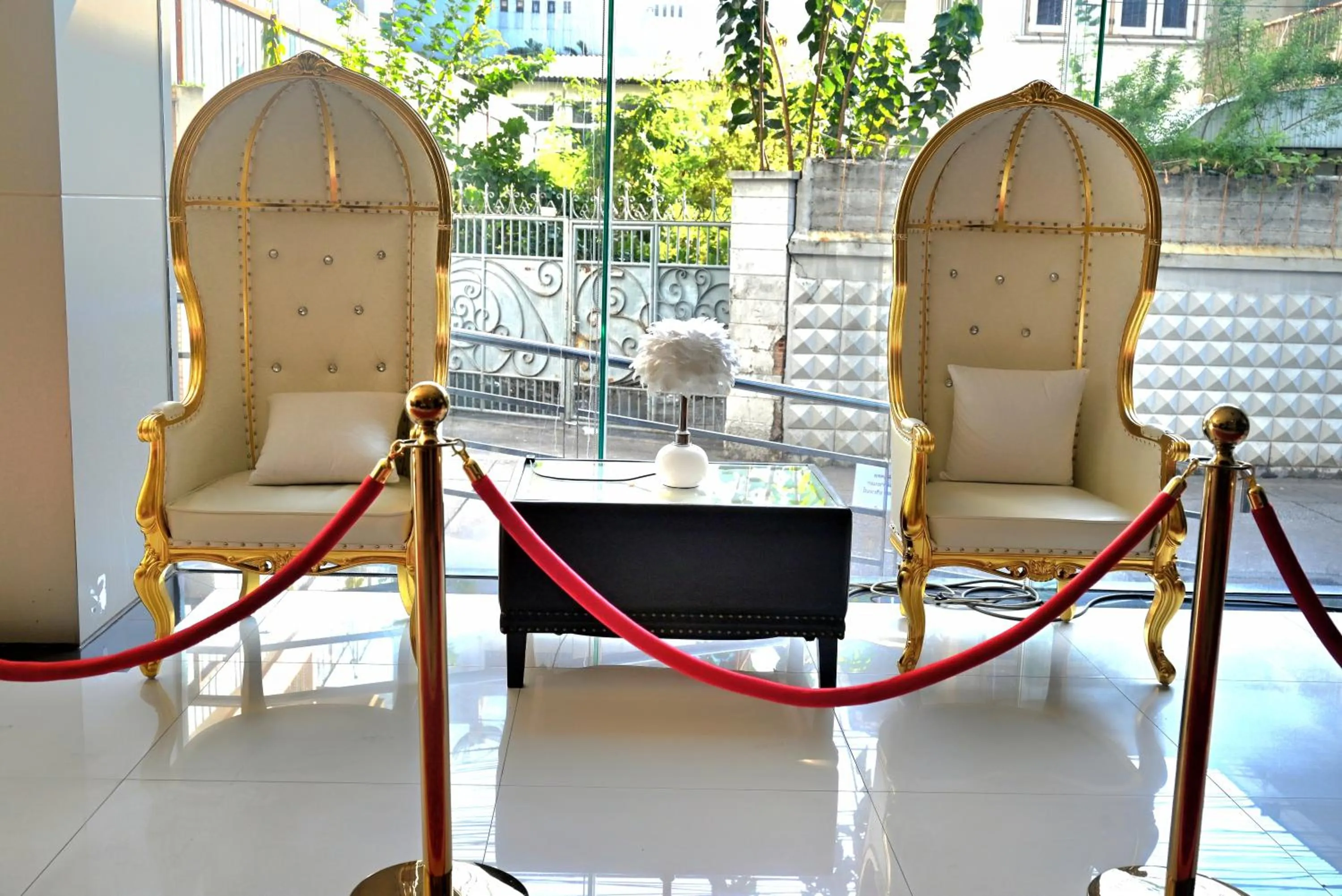 Lobby or reception in Boss Suites Nana Hotel