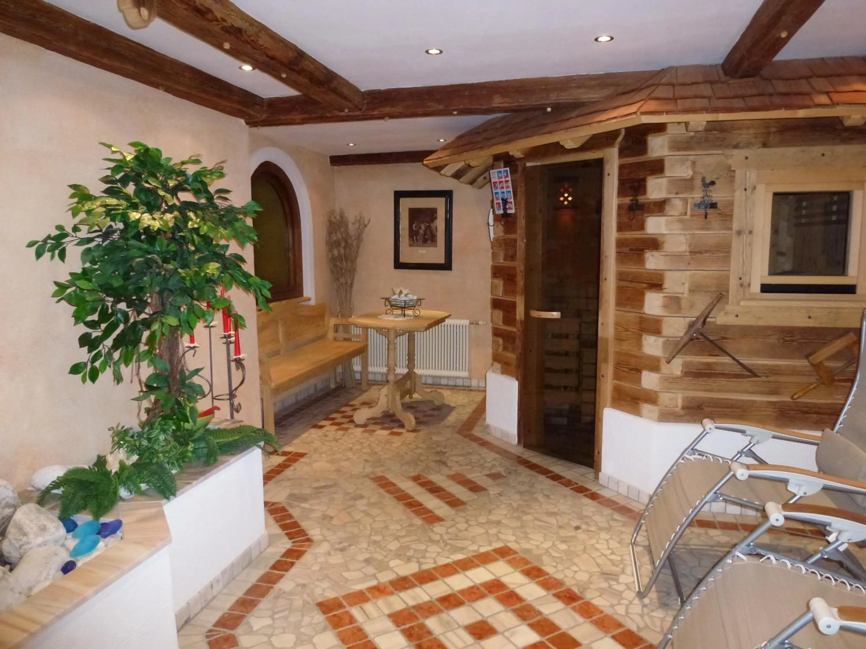 Sauna in Hotel Garni Landhaus Trenkenbach