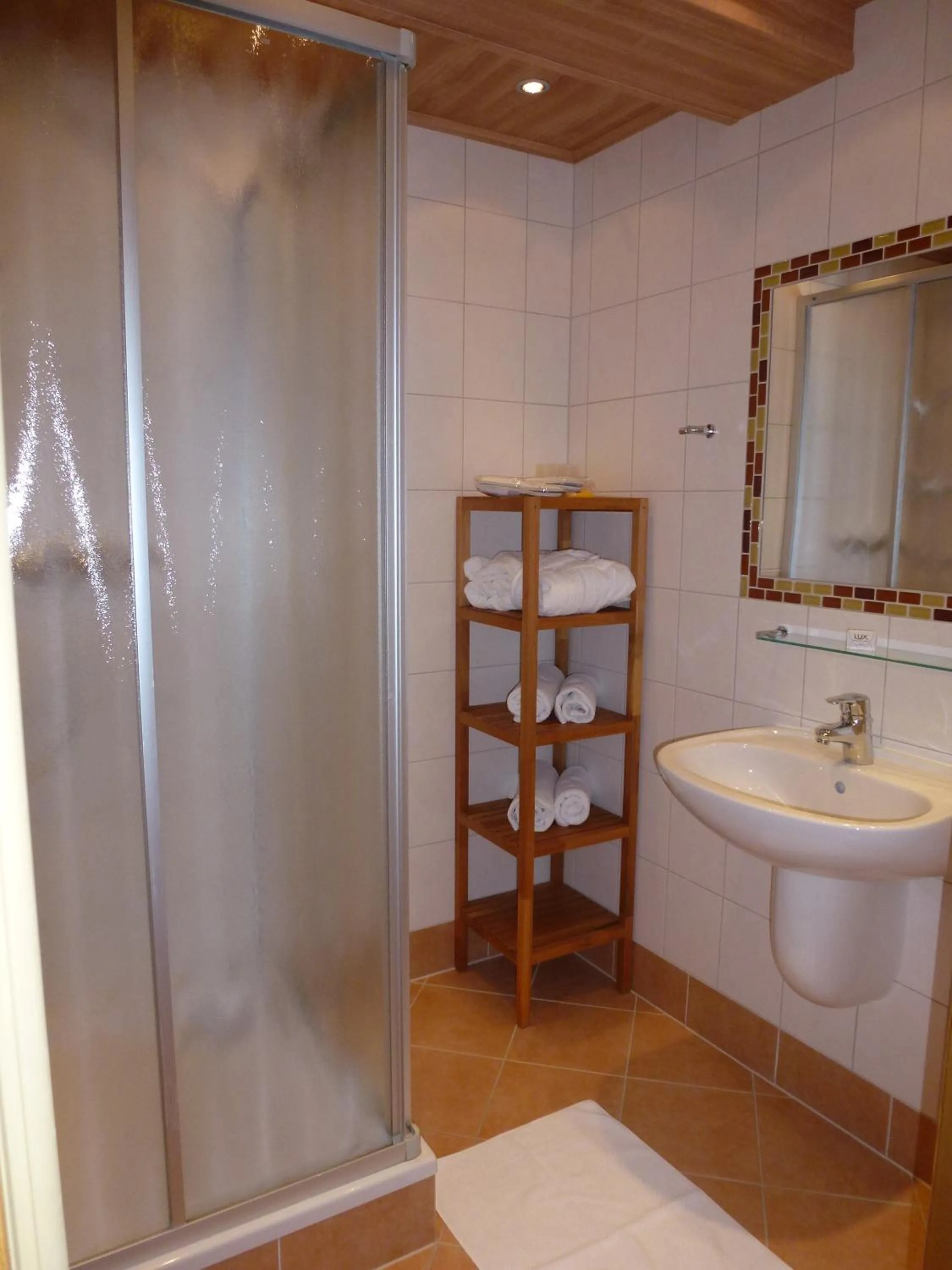 Shower in Hotel Garni Landhaus Trenkenbach