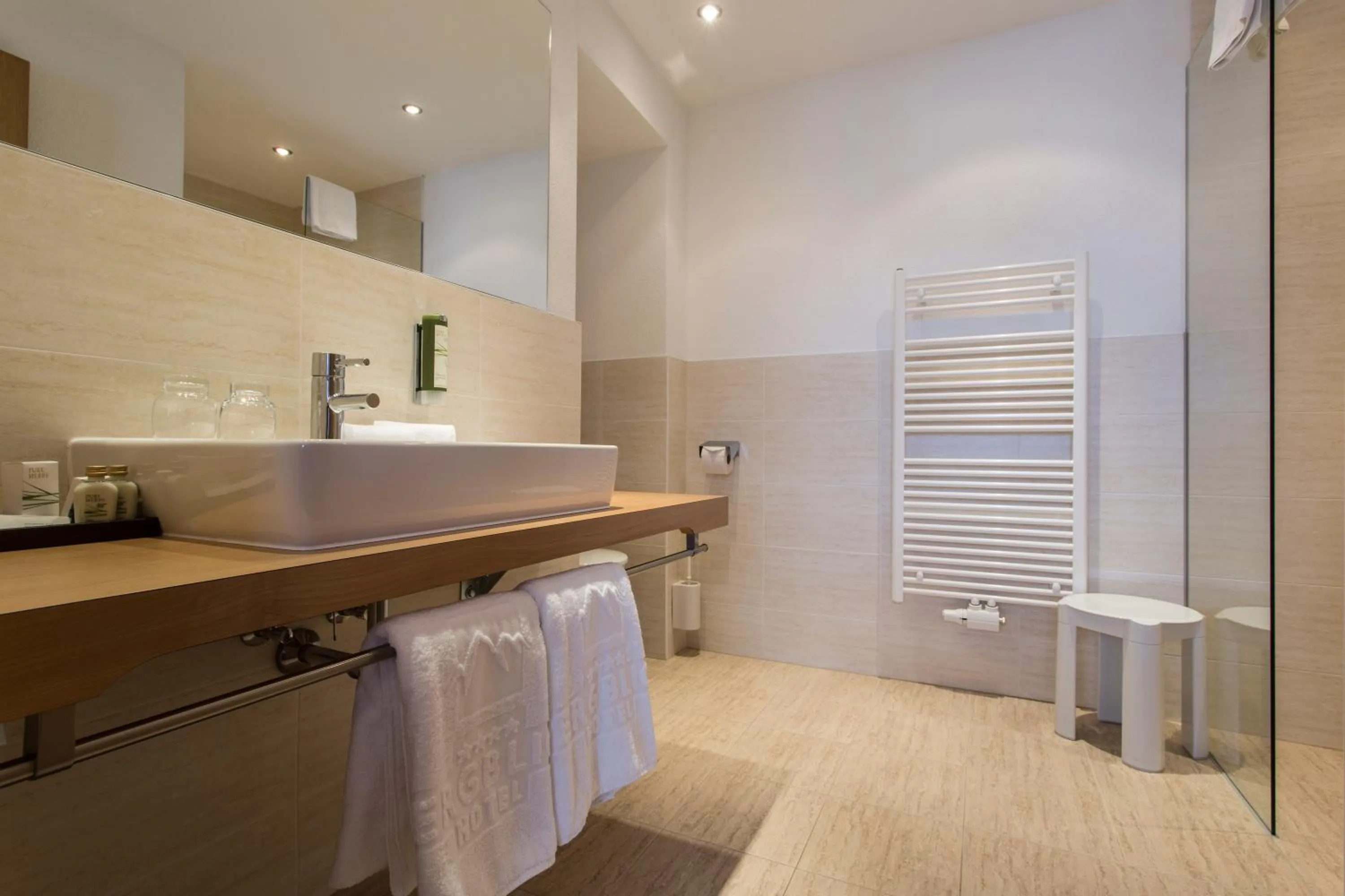 Bathroom in Hotel Bergblick 4 Sterne Superior