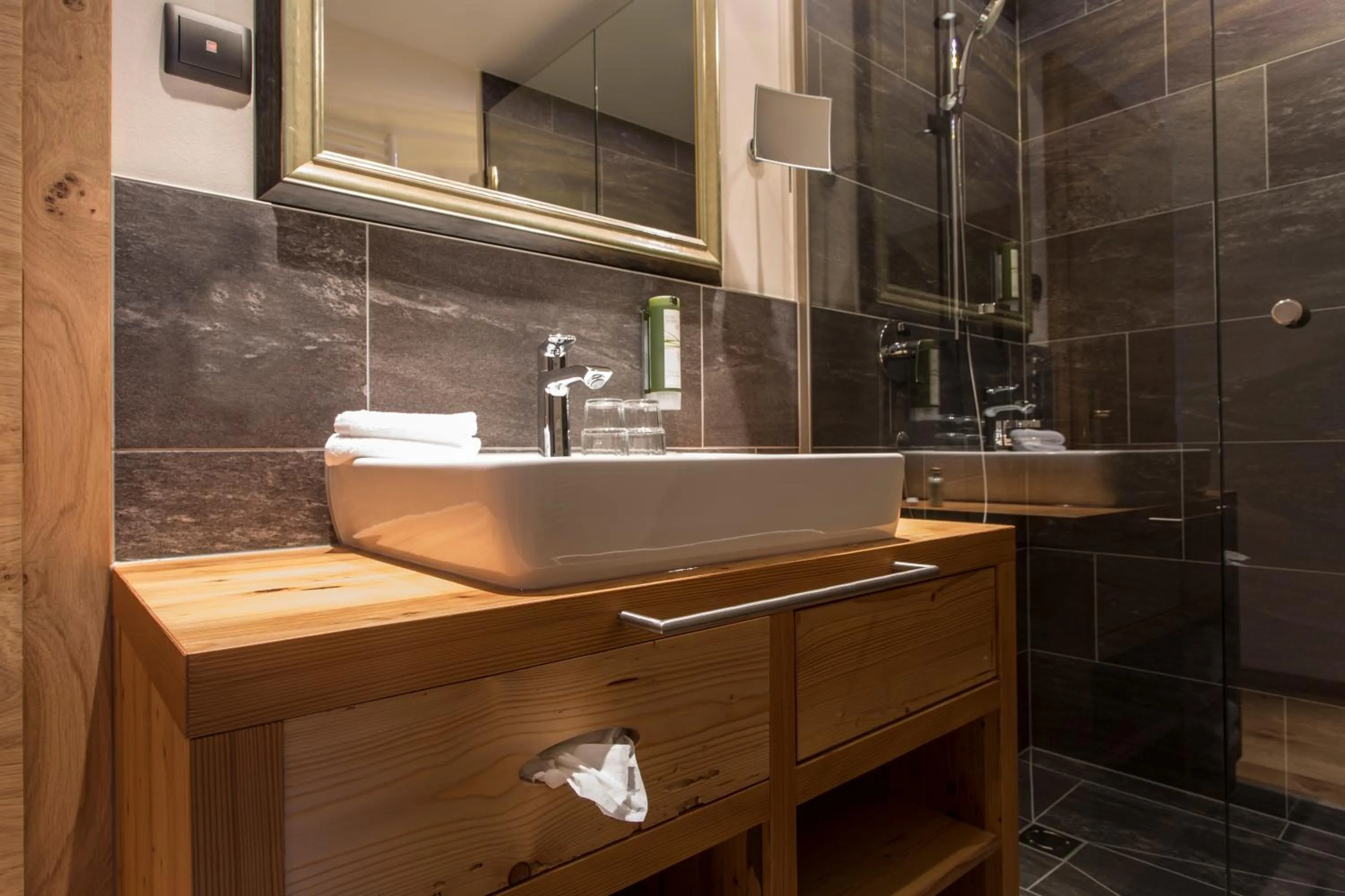 Bathroom in Hotel Bergblick 4 Sterne Superior