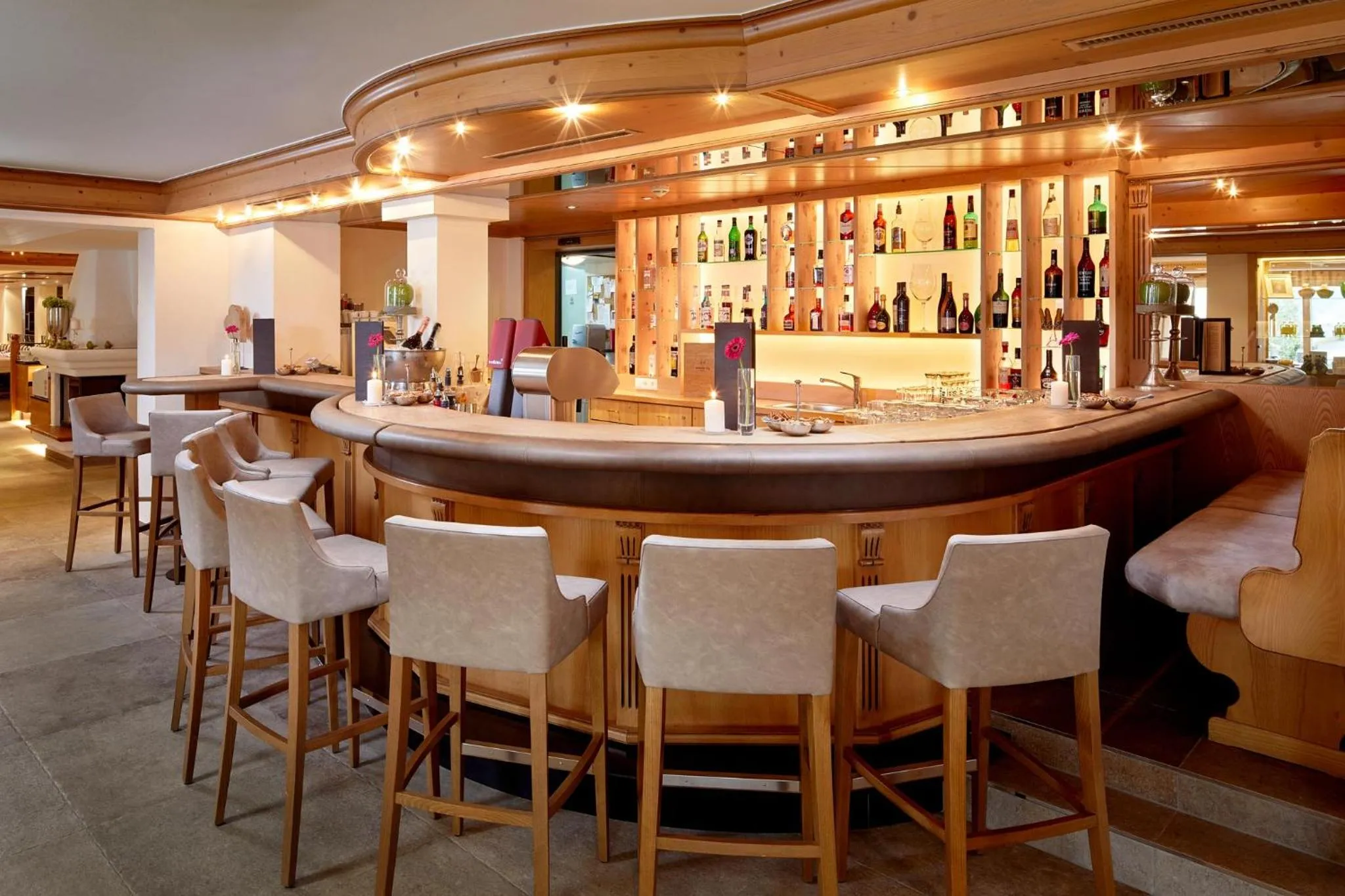 Lounge or bar in Hotel Bergblick 4 Sterne Superior