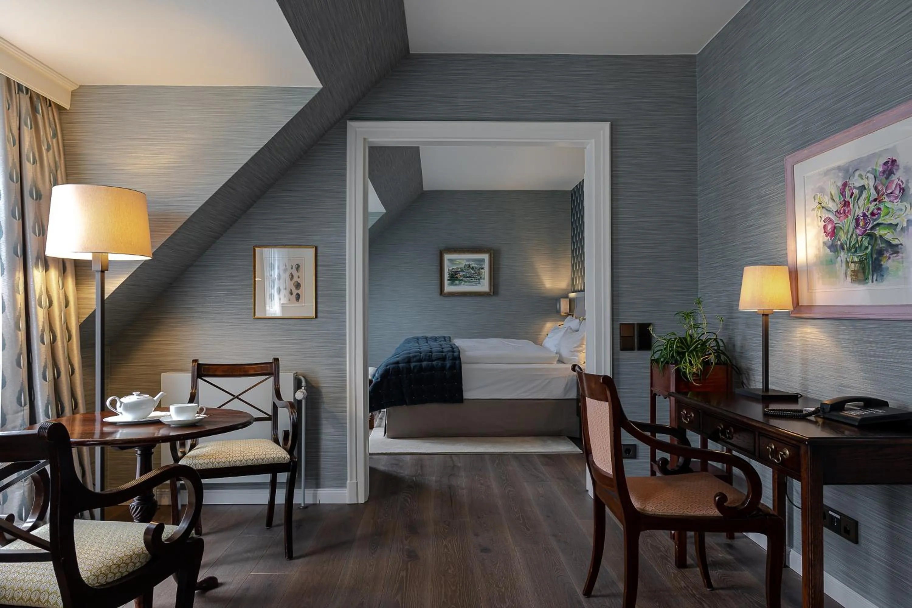 Living room in Hotel Stadt Hamburg