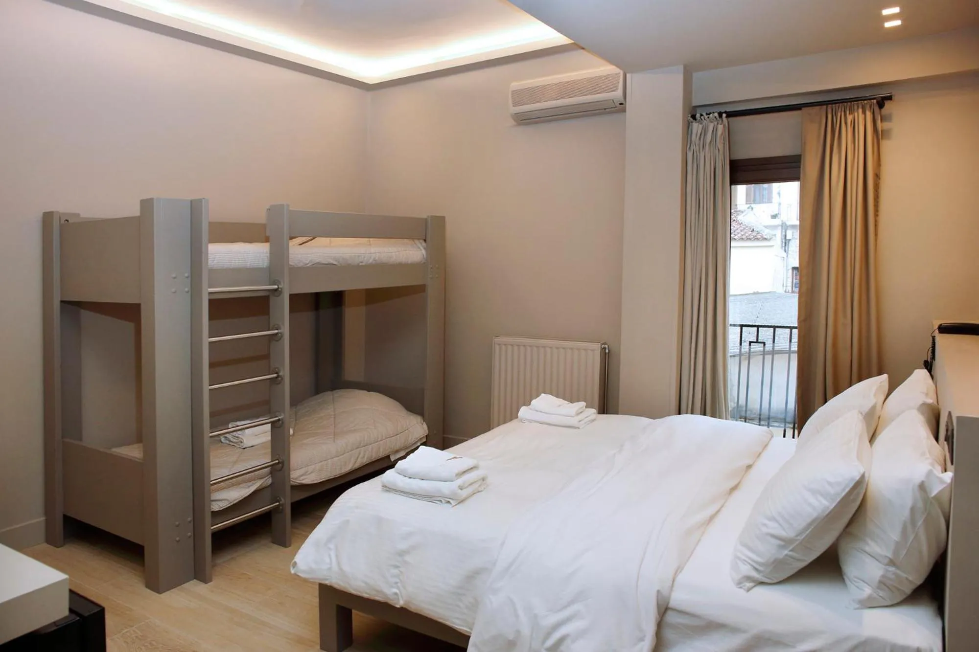 Bed in Anesis Hotel