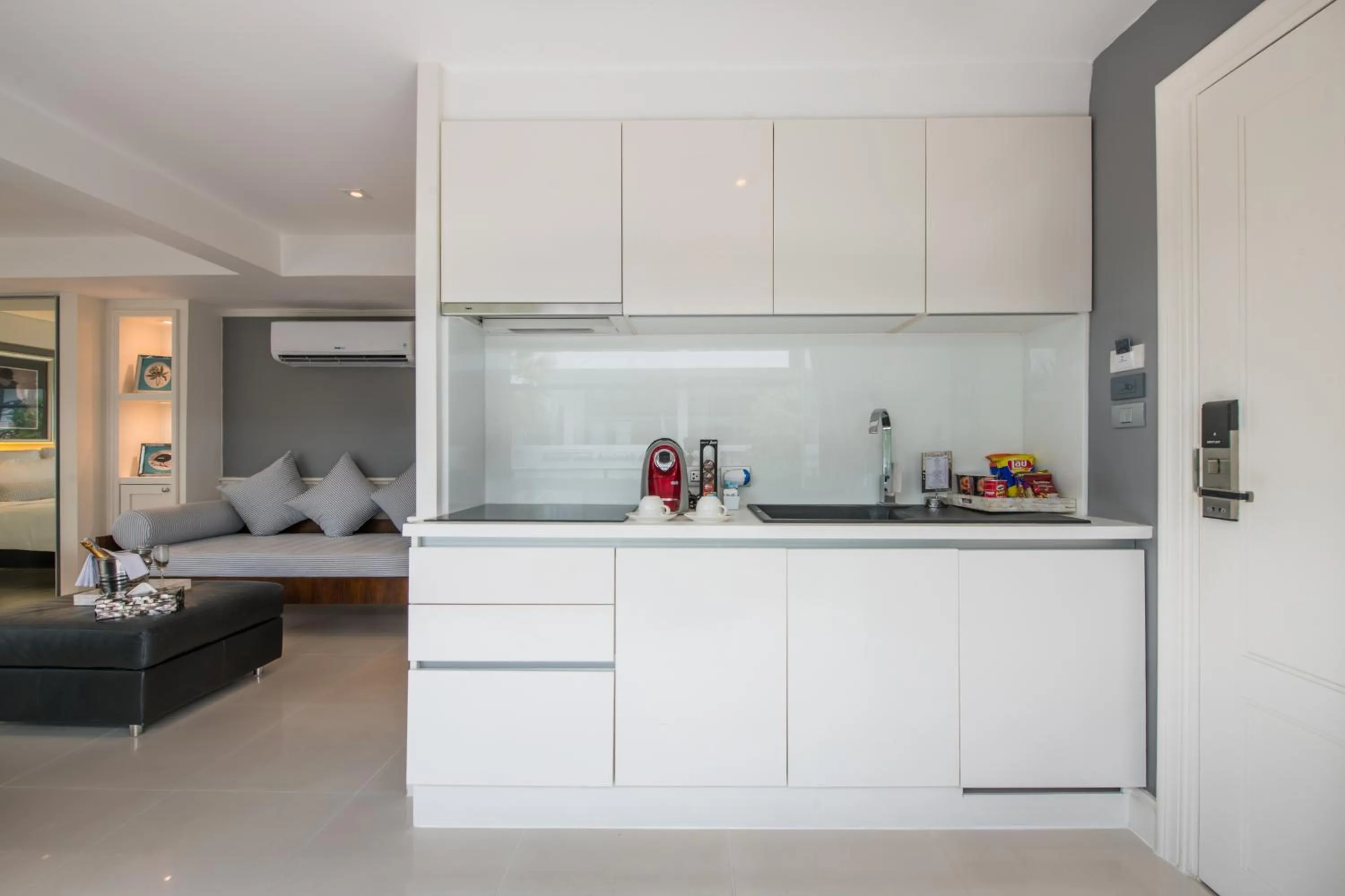 Kitchen or kitchenette in BYD Lofts - Boutique Hotel & Serviced Apartments - Patong Beach, Phuket