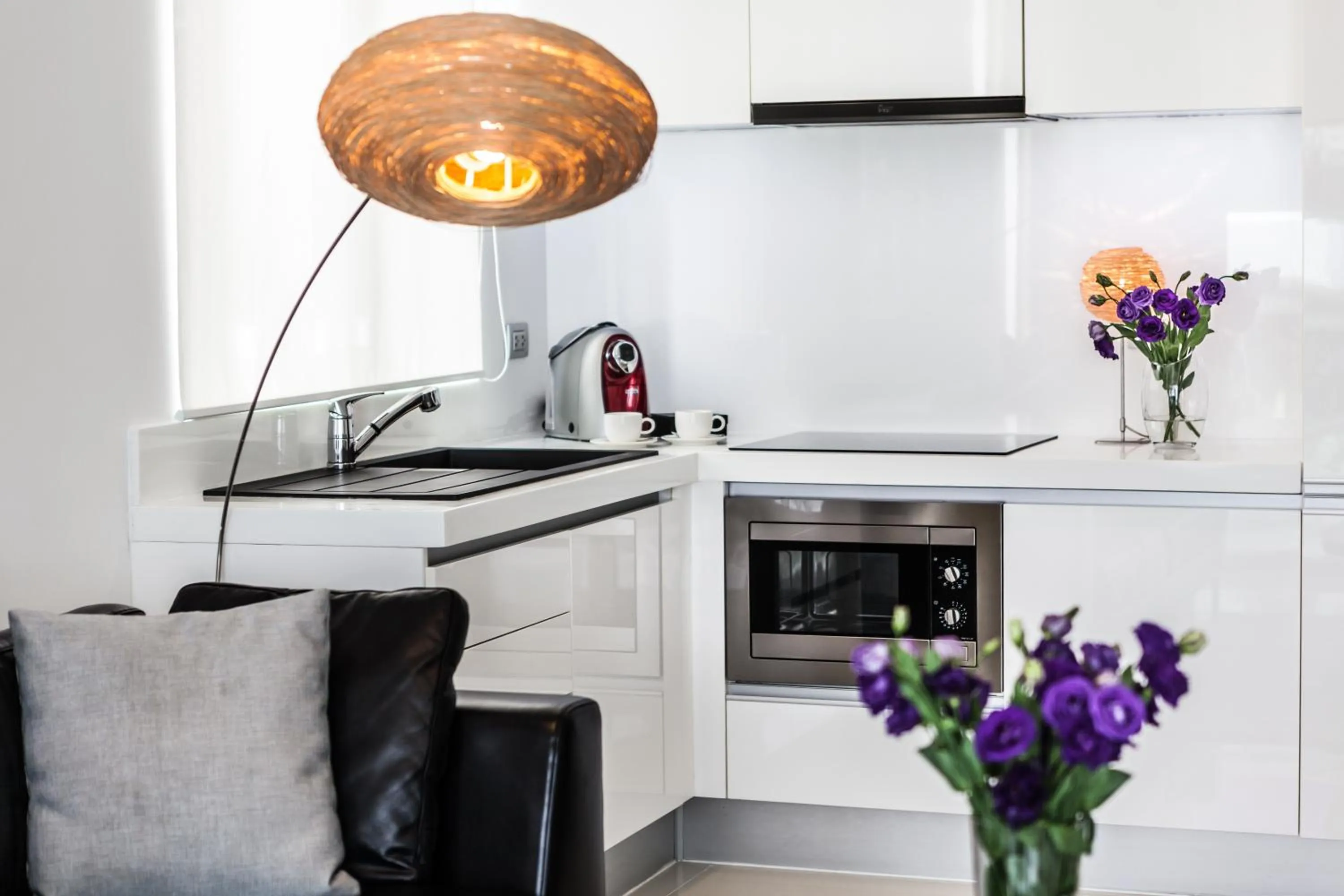 Kitchen or kitchenette in BYD Lofts - Boutique Hotel & Serviced Apartments - Patong Beach, Phuket