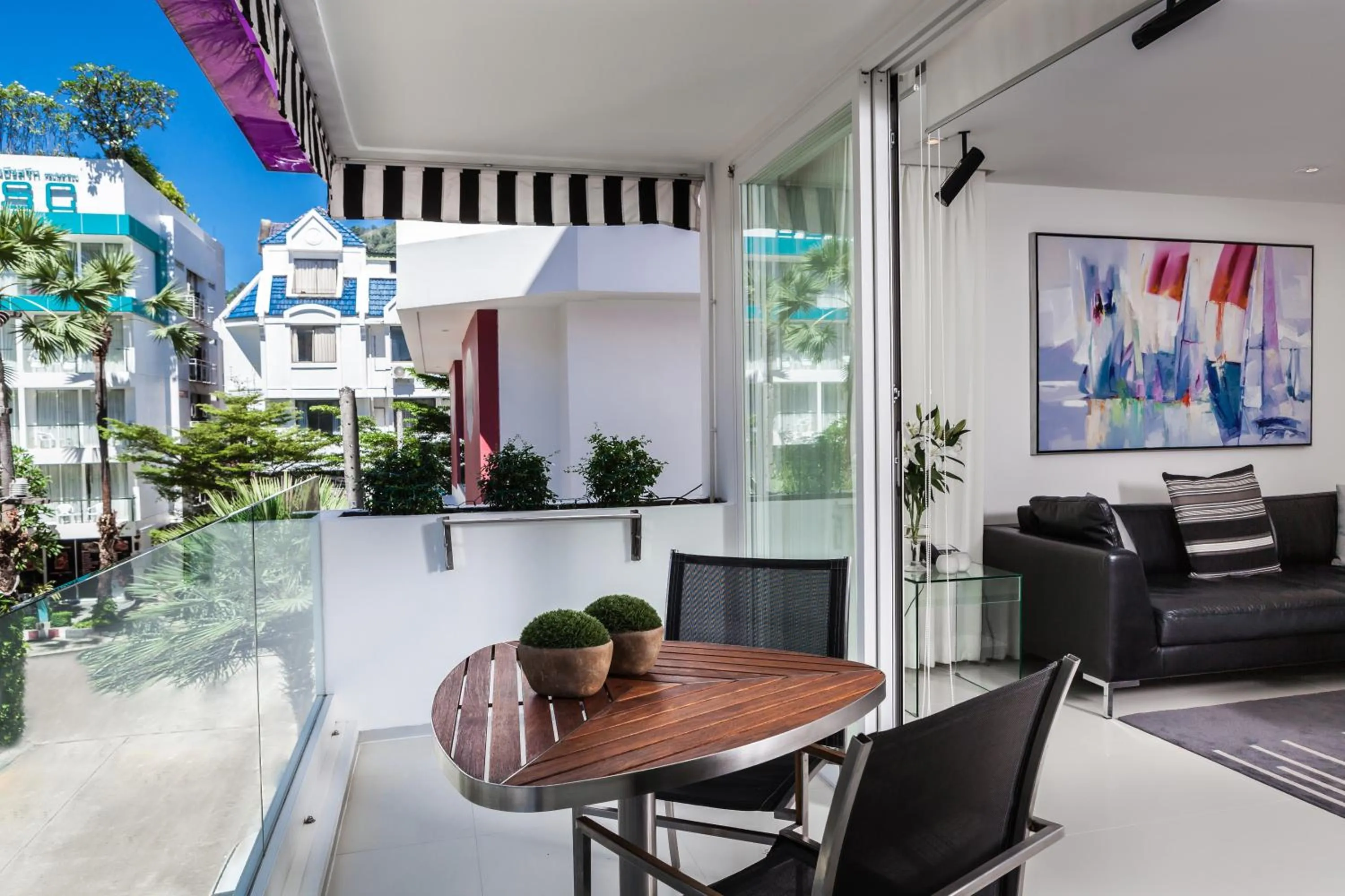Balcony/Terrace in BYD Lofts - Boutique Hotel & Serviced Apartments - Patong Beach, Phuket
