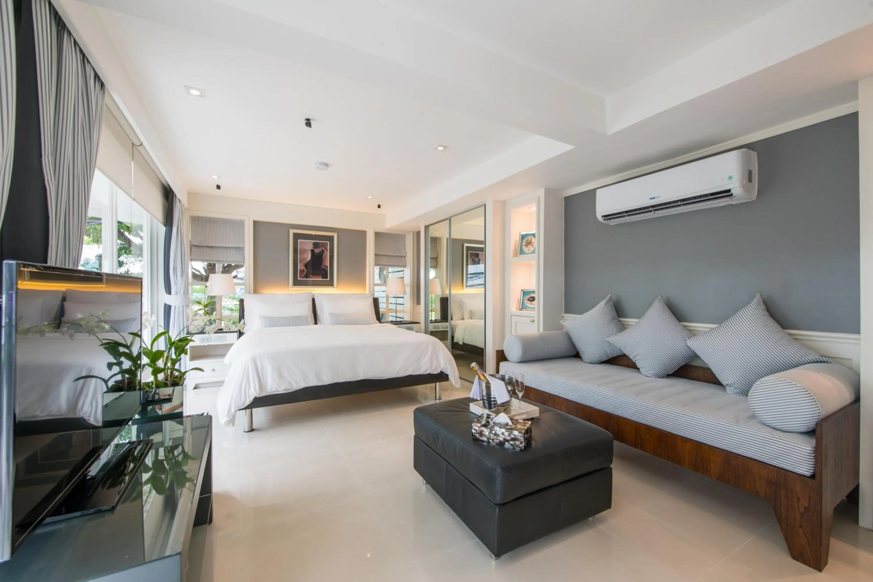 Photo of the whole room, Bed in BYD Lofts - Boutique Hotel & Serviced Apartments - Patong Beach, Phuket