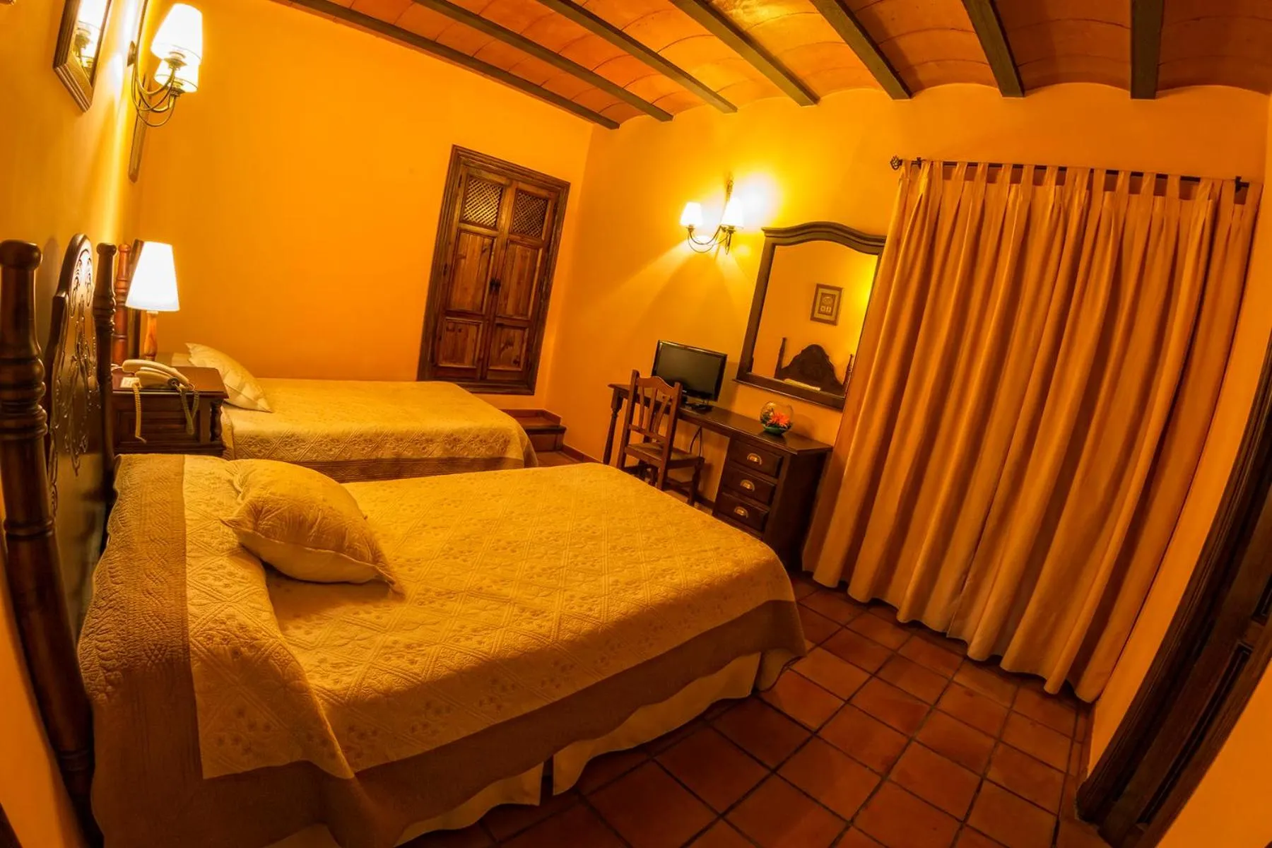 Bed in Hotel Bodega La Venta