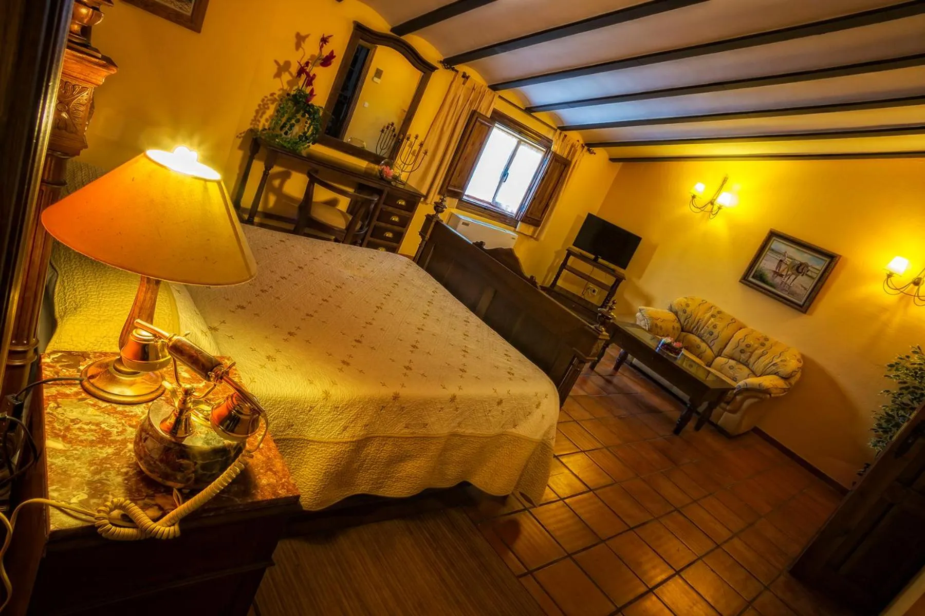 Bed in Hotel Bodega La Venta