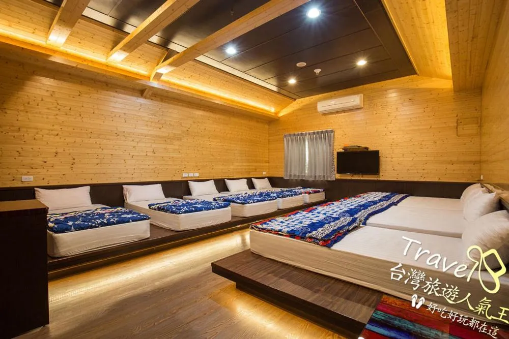 Bed in Xiaoliuqiu Happy House B&B