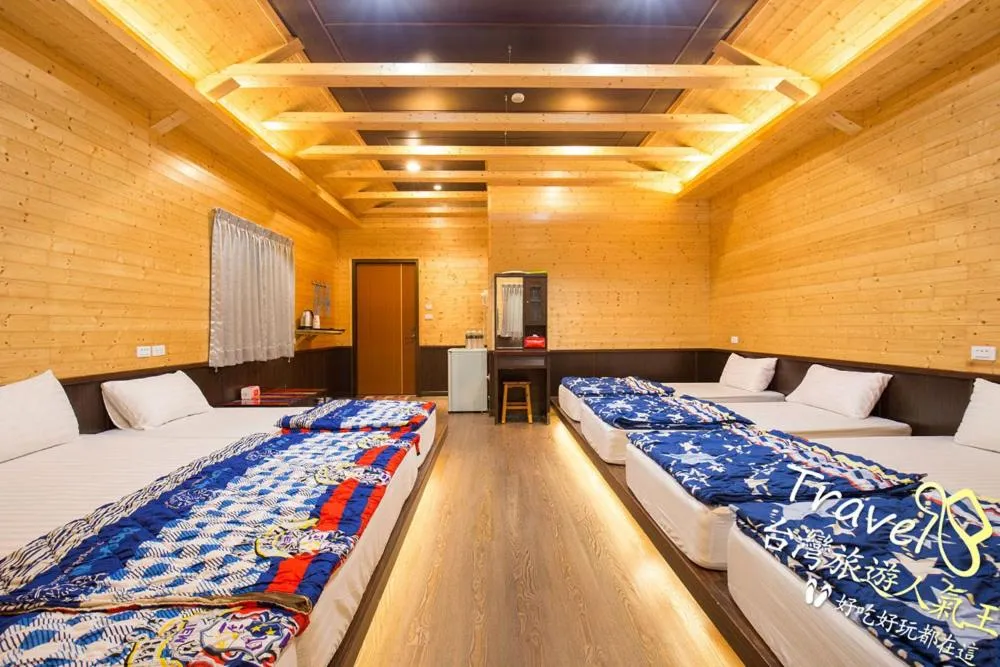 Bed in Xiaoliuqiu Happy House B&B