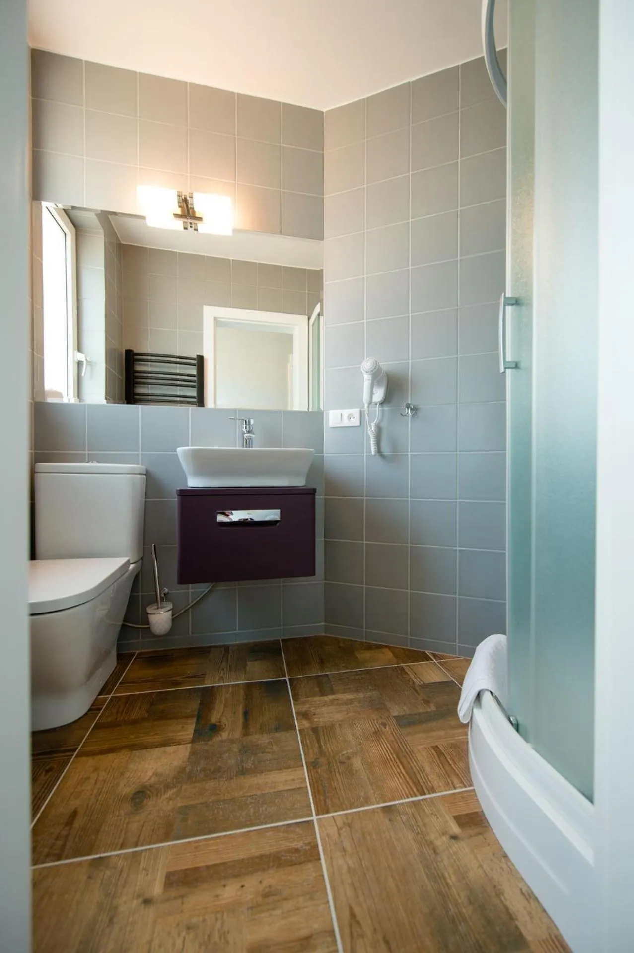 Shower in Hotel Nad Pisą