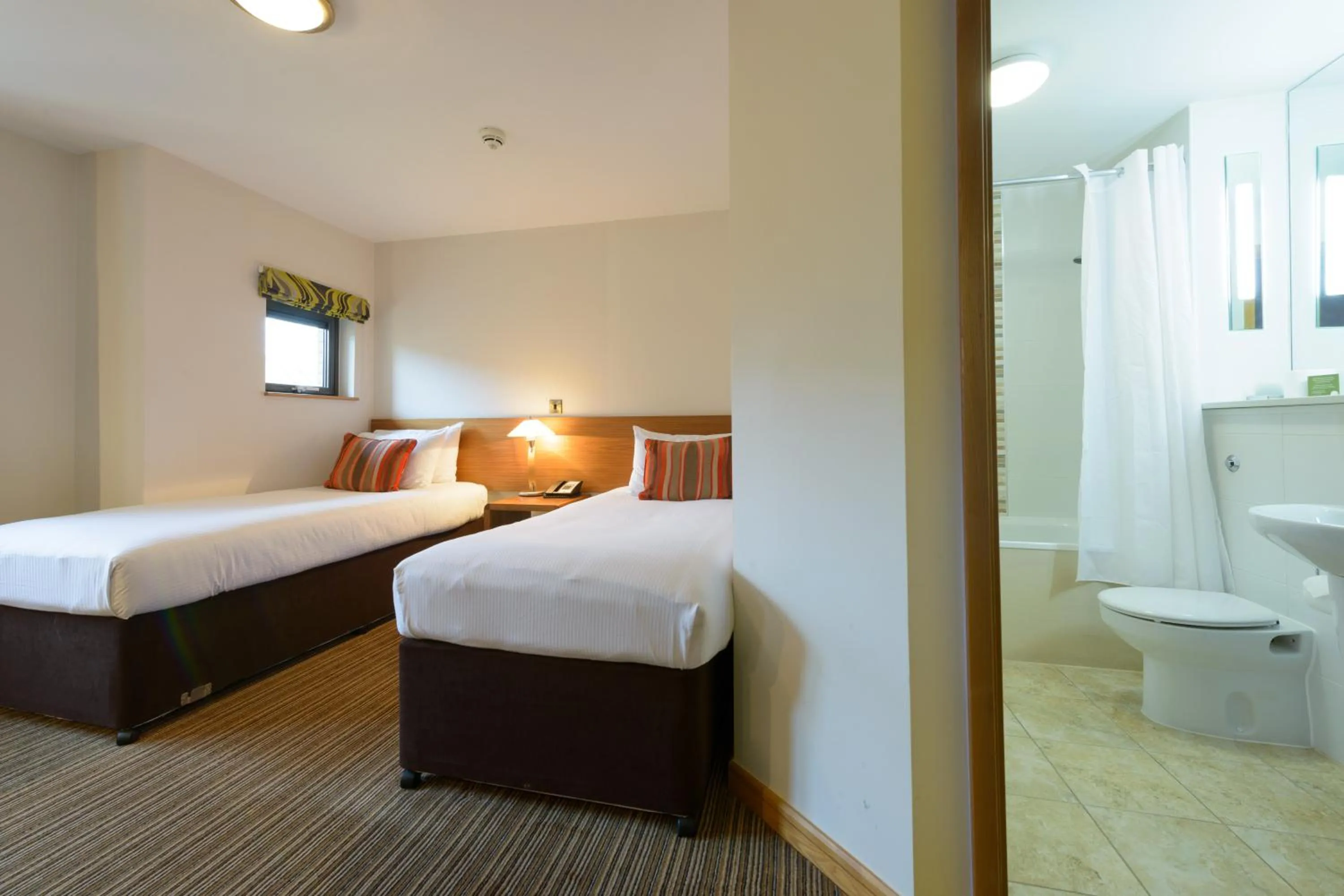 Bedroom, Bed in Cranfield Management Development Centre