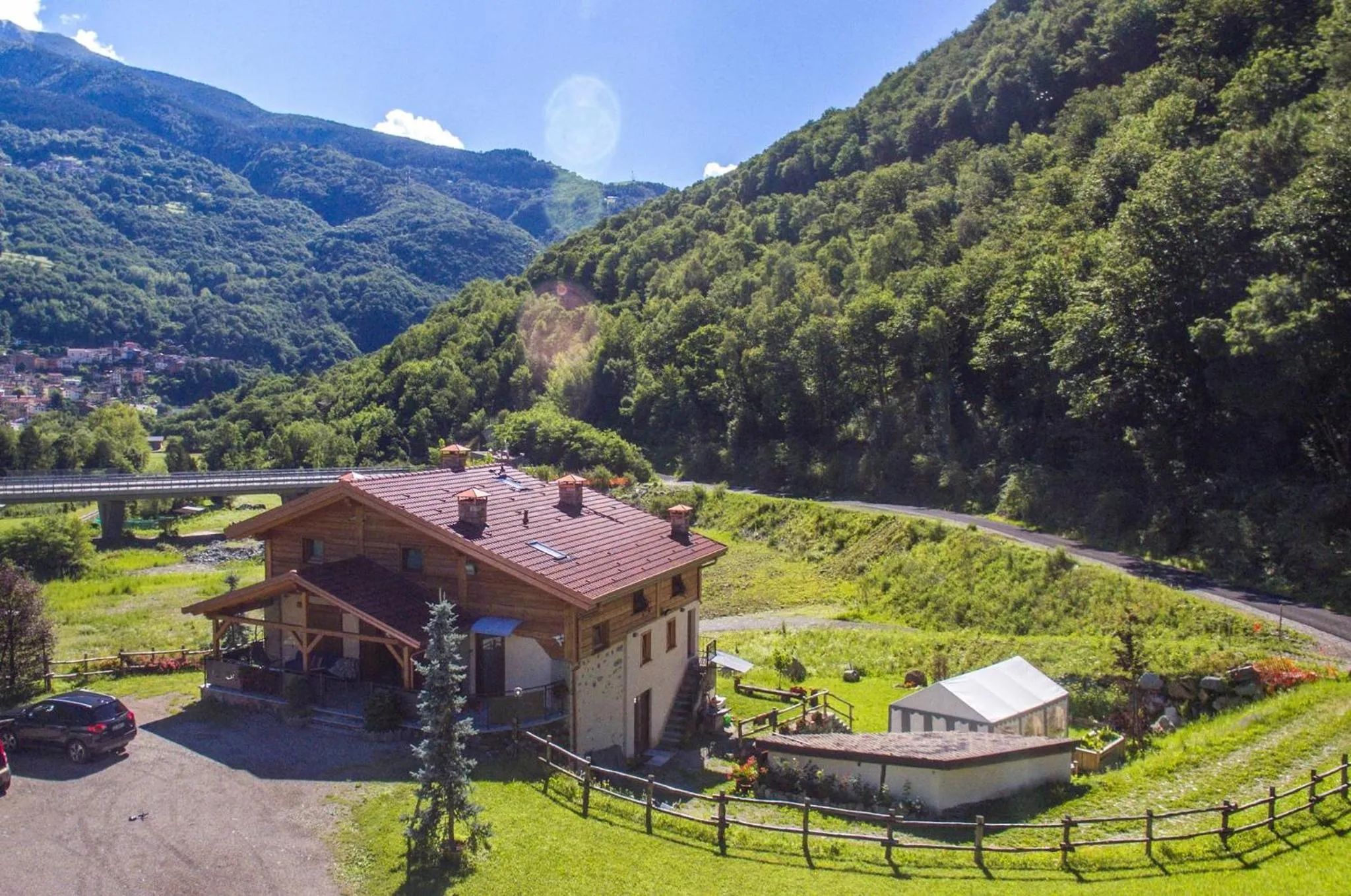 Facade/entrance in B&B Valtilí