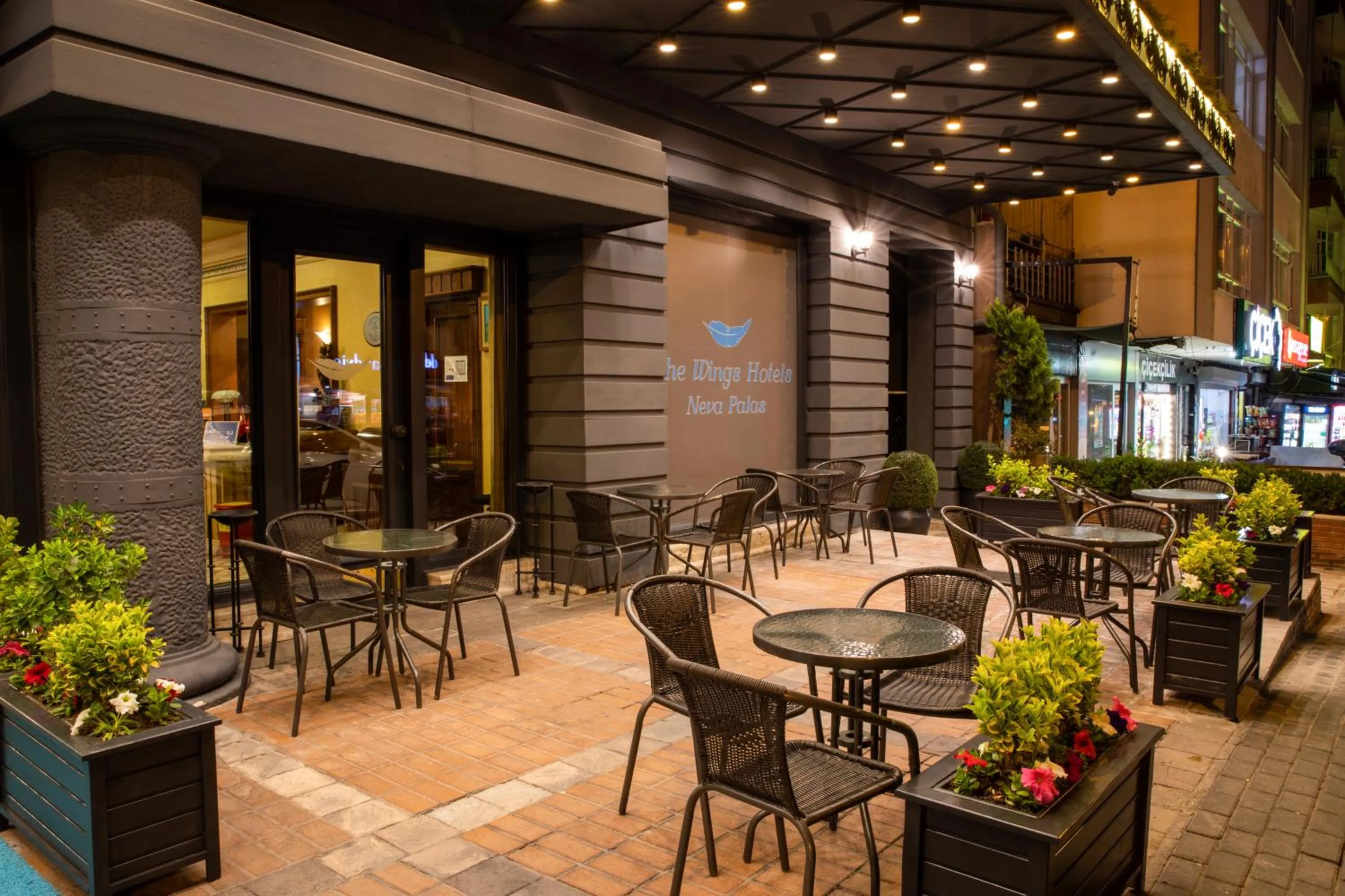 Facade/entrance in The Wings Hotels Neva Palas