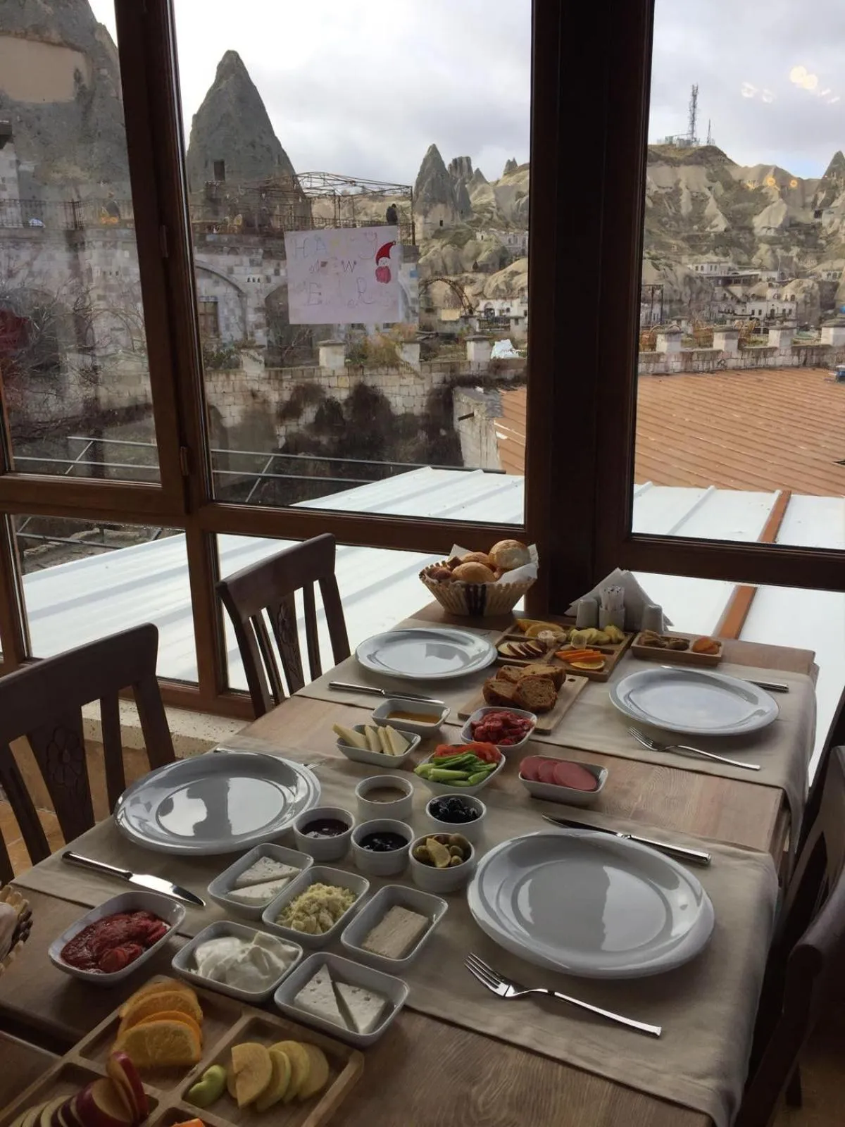 Food close-up in Cappadocia Ozbek Stone House