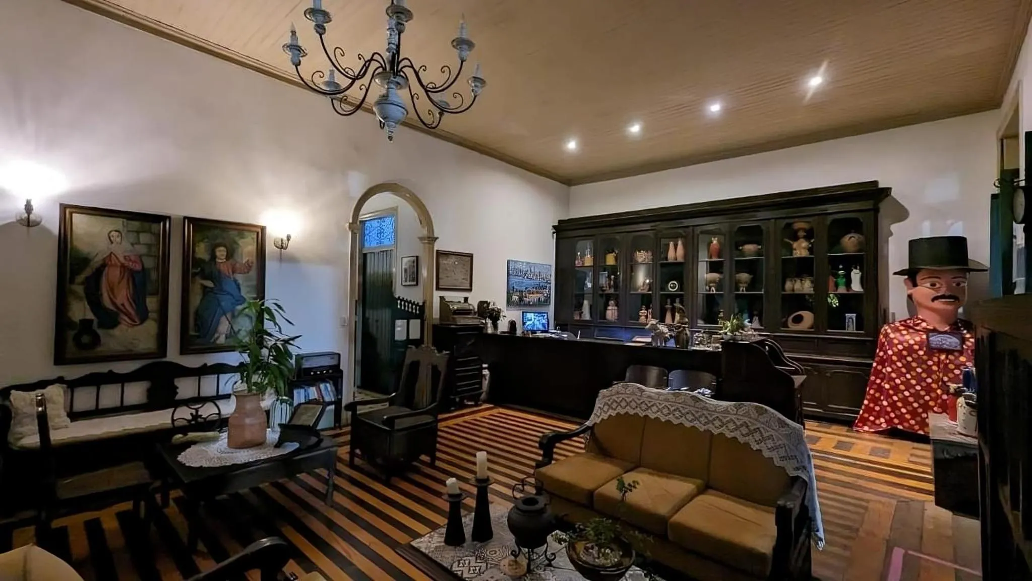 Lobby or reception in Pousada dos Quatro Cantos