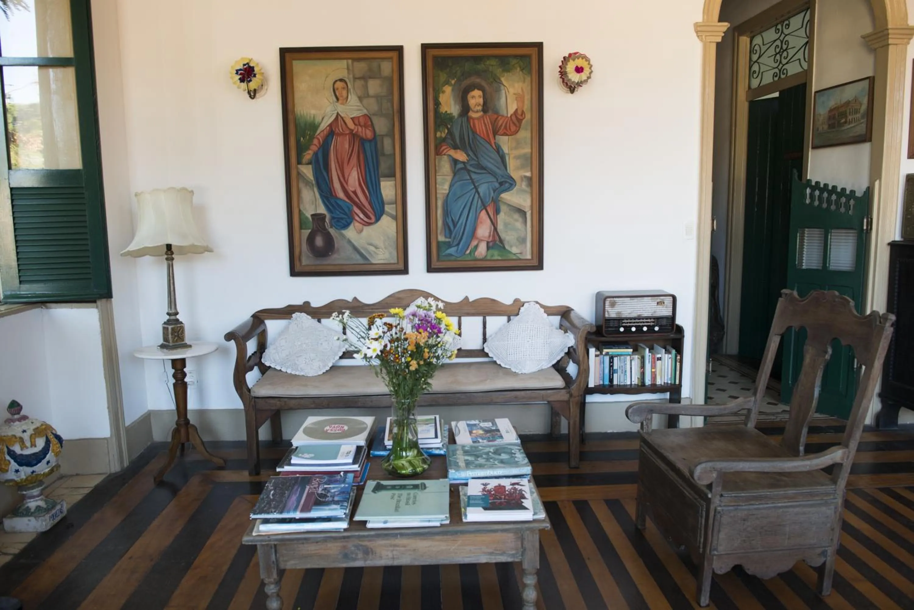 Lobby or reception in Pousada dos Quatro Cantos