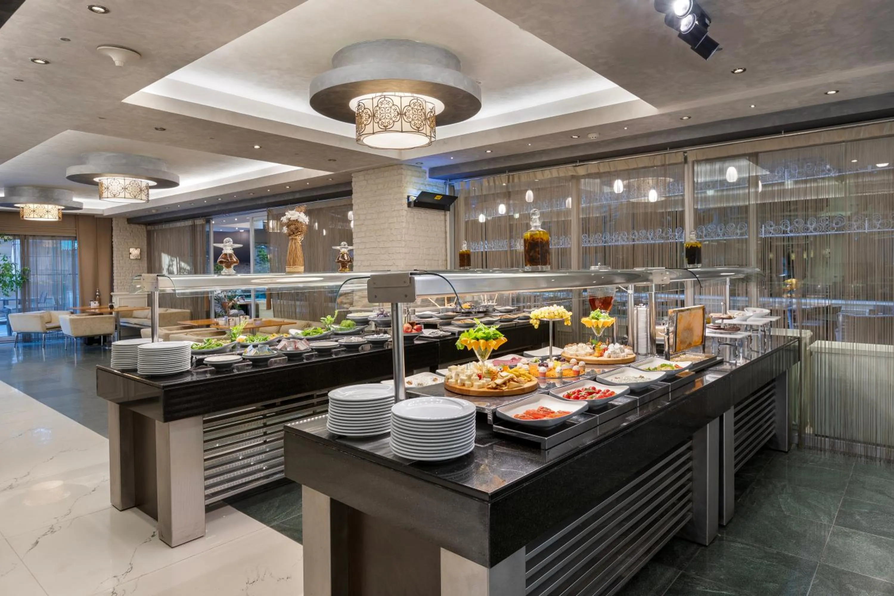 Buffet breakfast in Limak Ambassadore Hotel Ankara