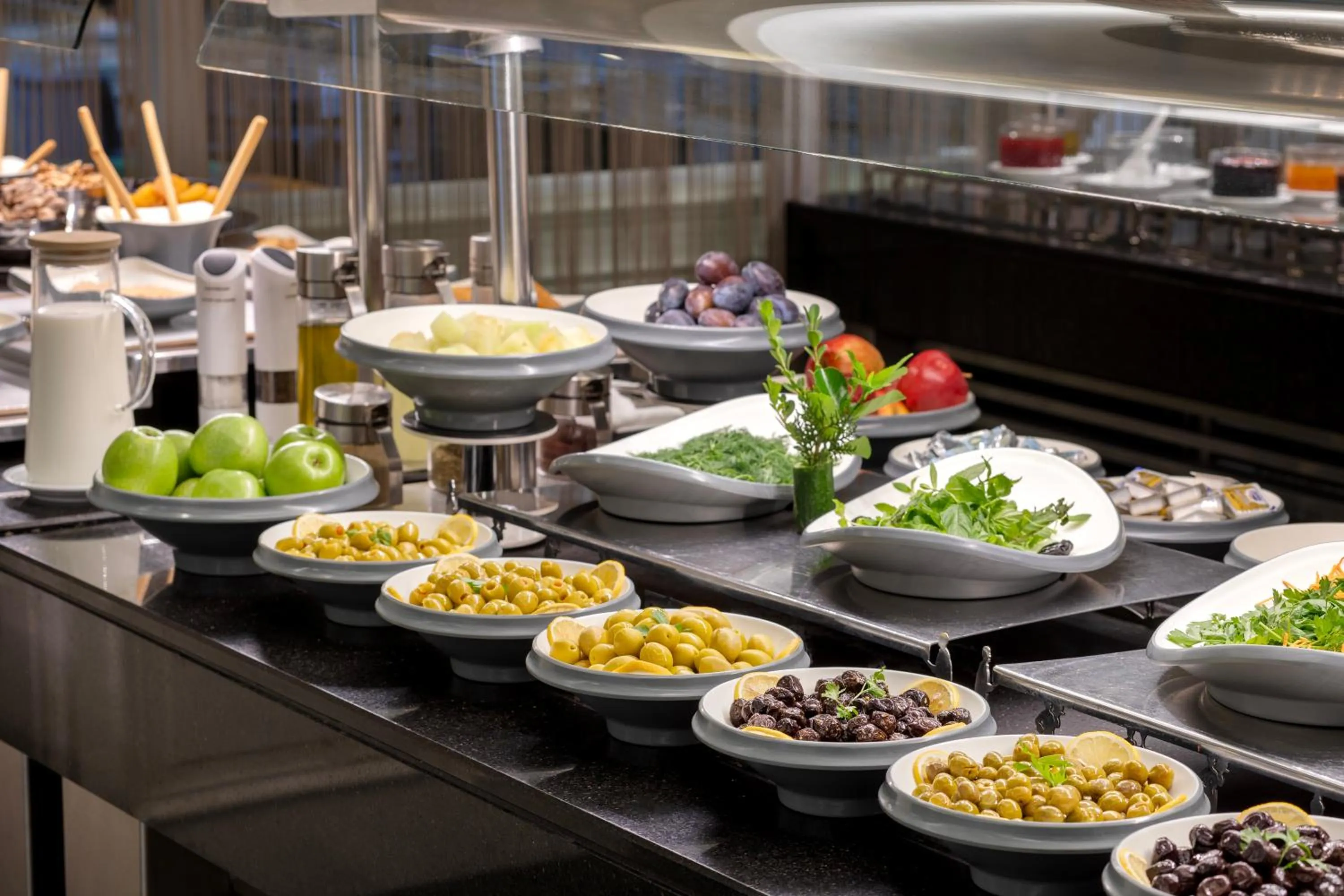 Buffet breakfast in Limak Ambassadore Hotel Ankara