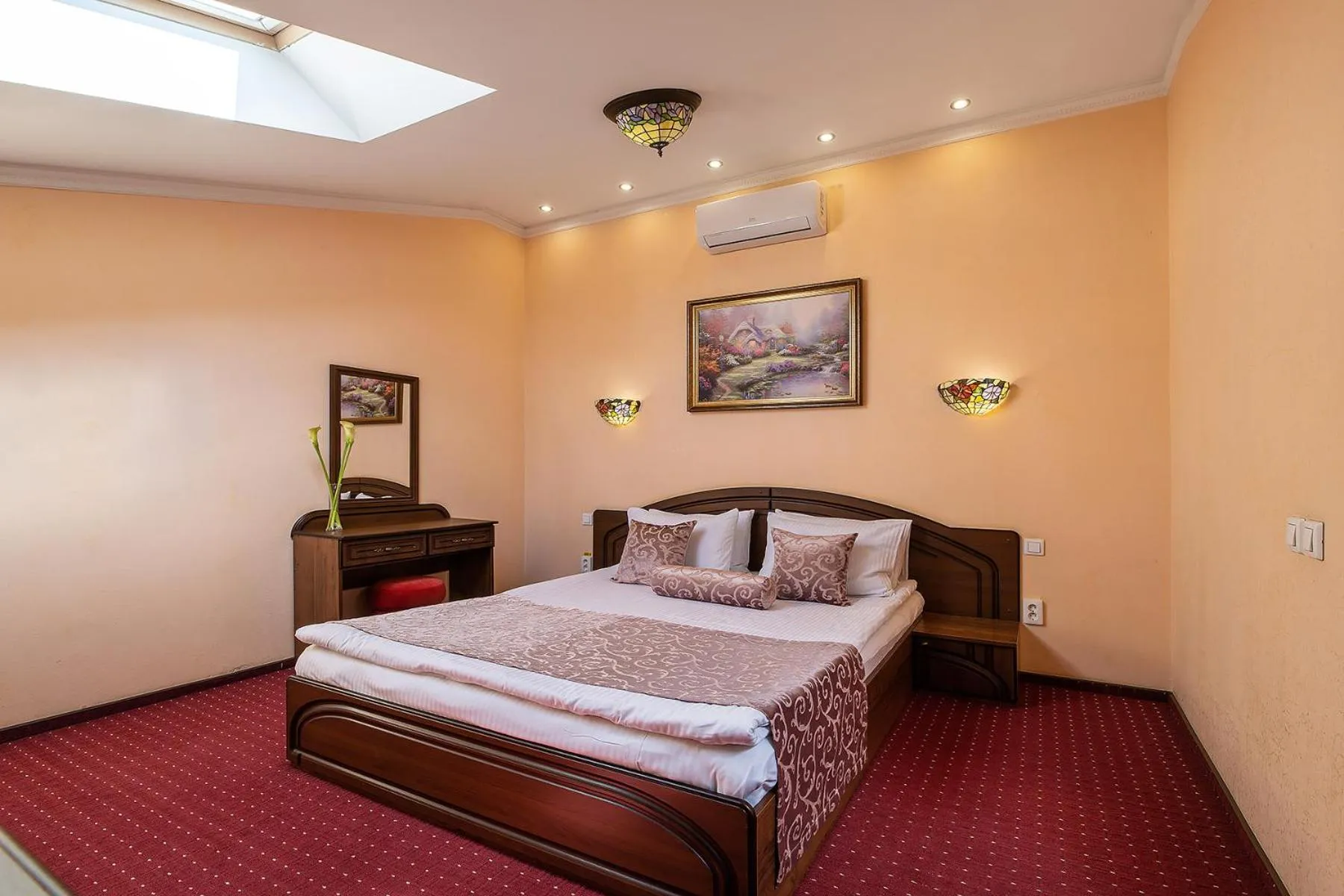 Bed in Edem Hotel Lviv