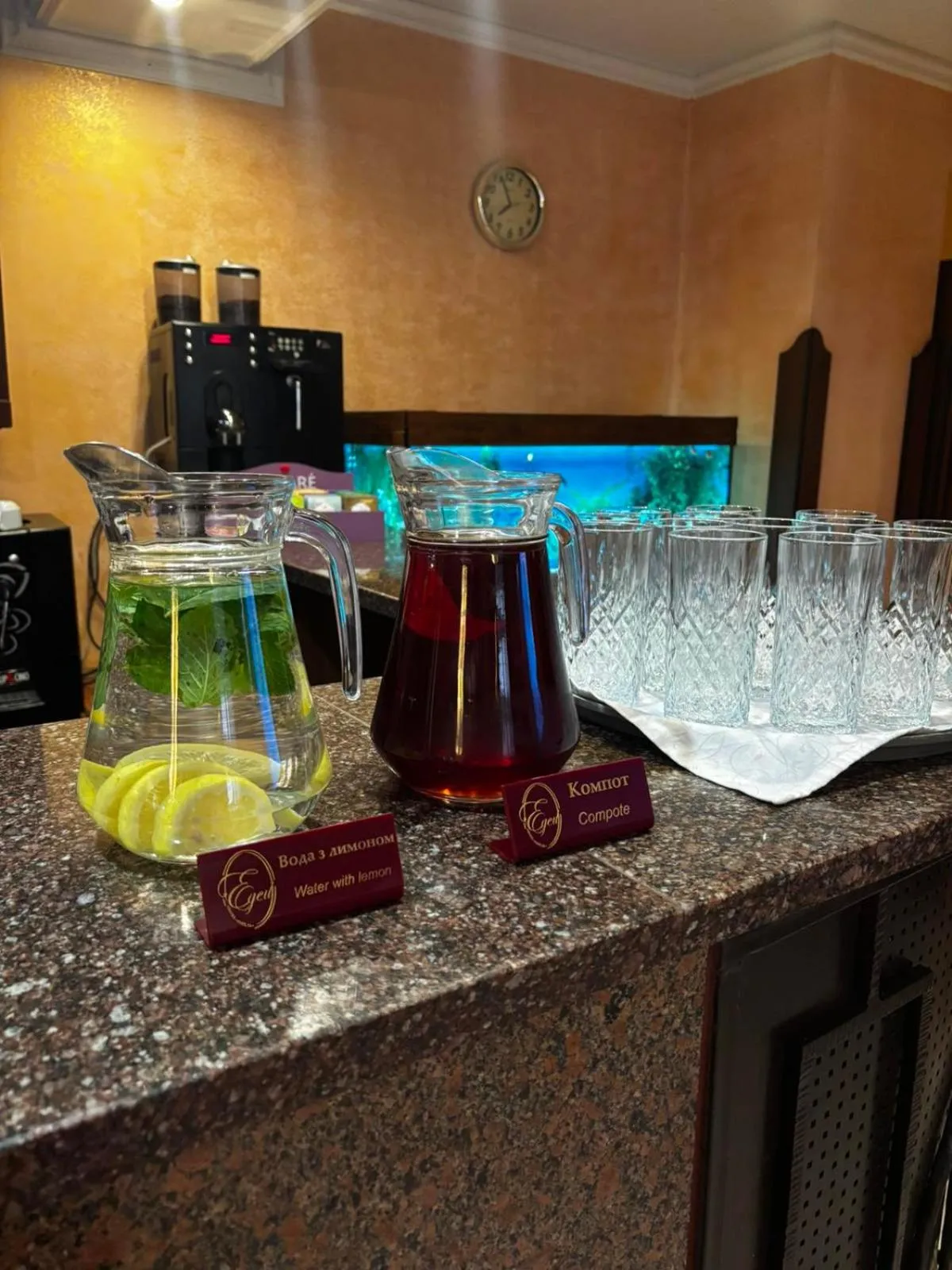 Drinks in Edem Hotel Lviv