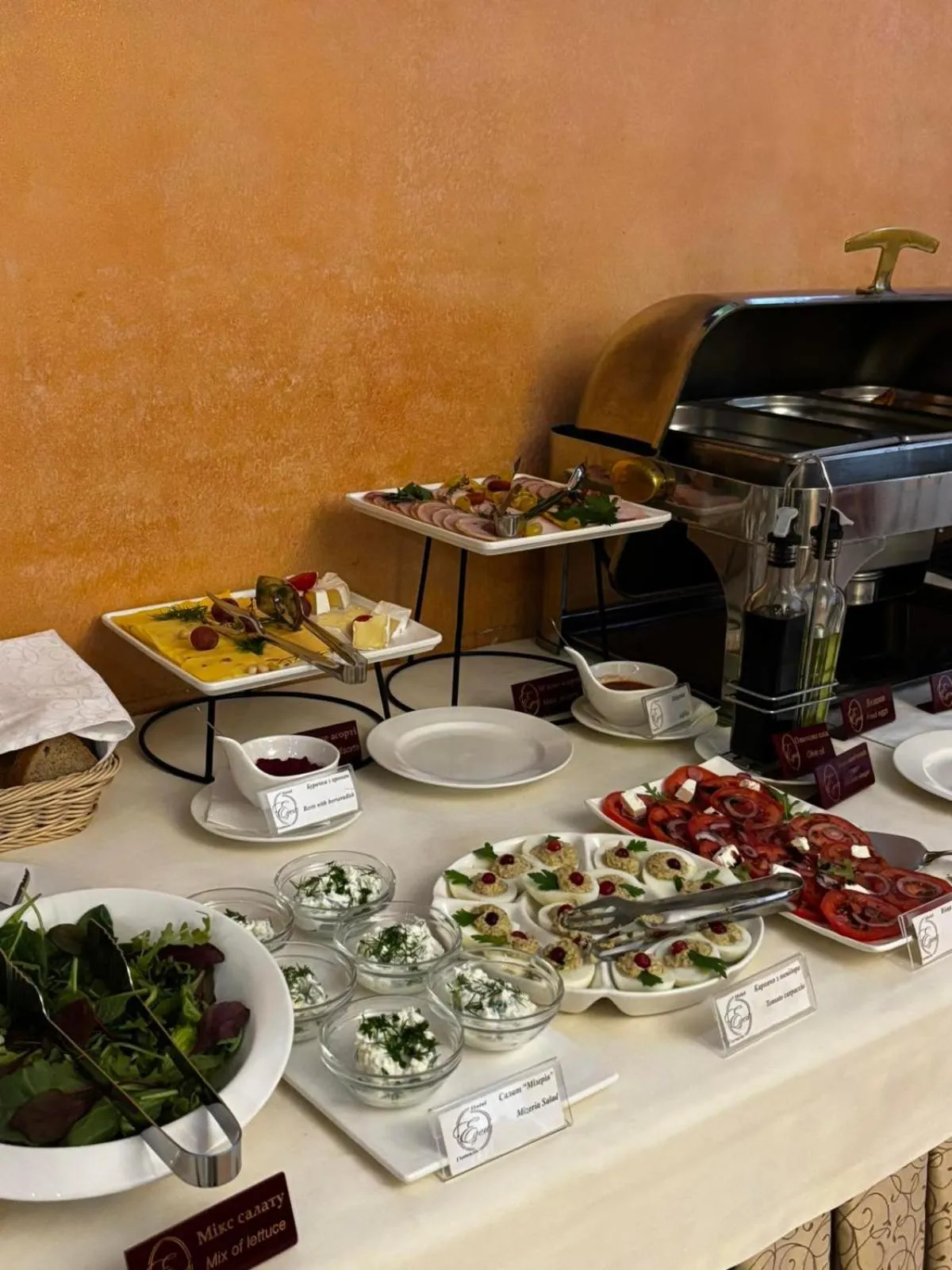 Food in Edem Hotel Lviv