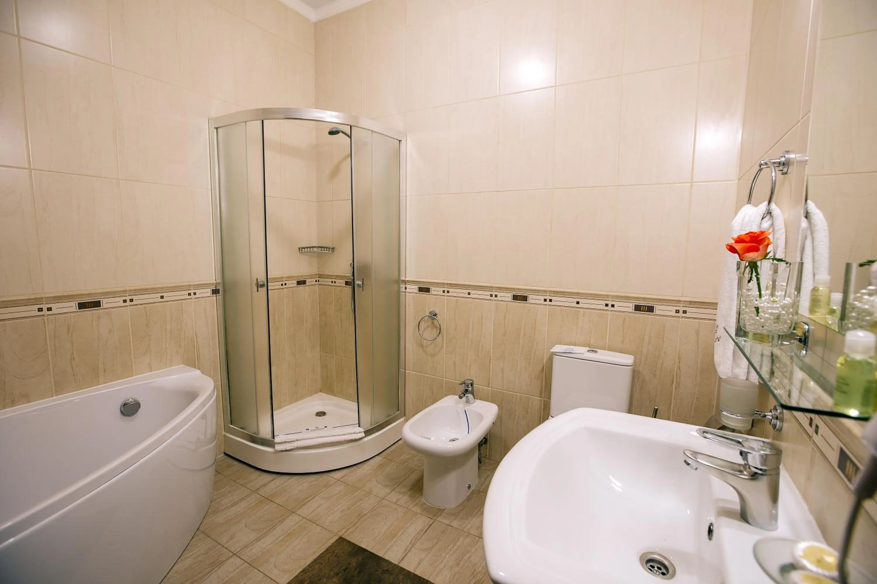 Bathroom in Edem Hotel Lviv