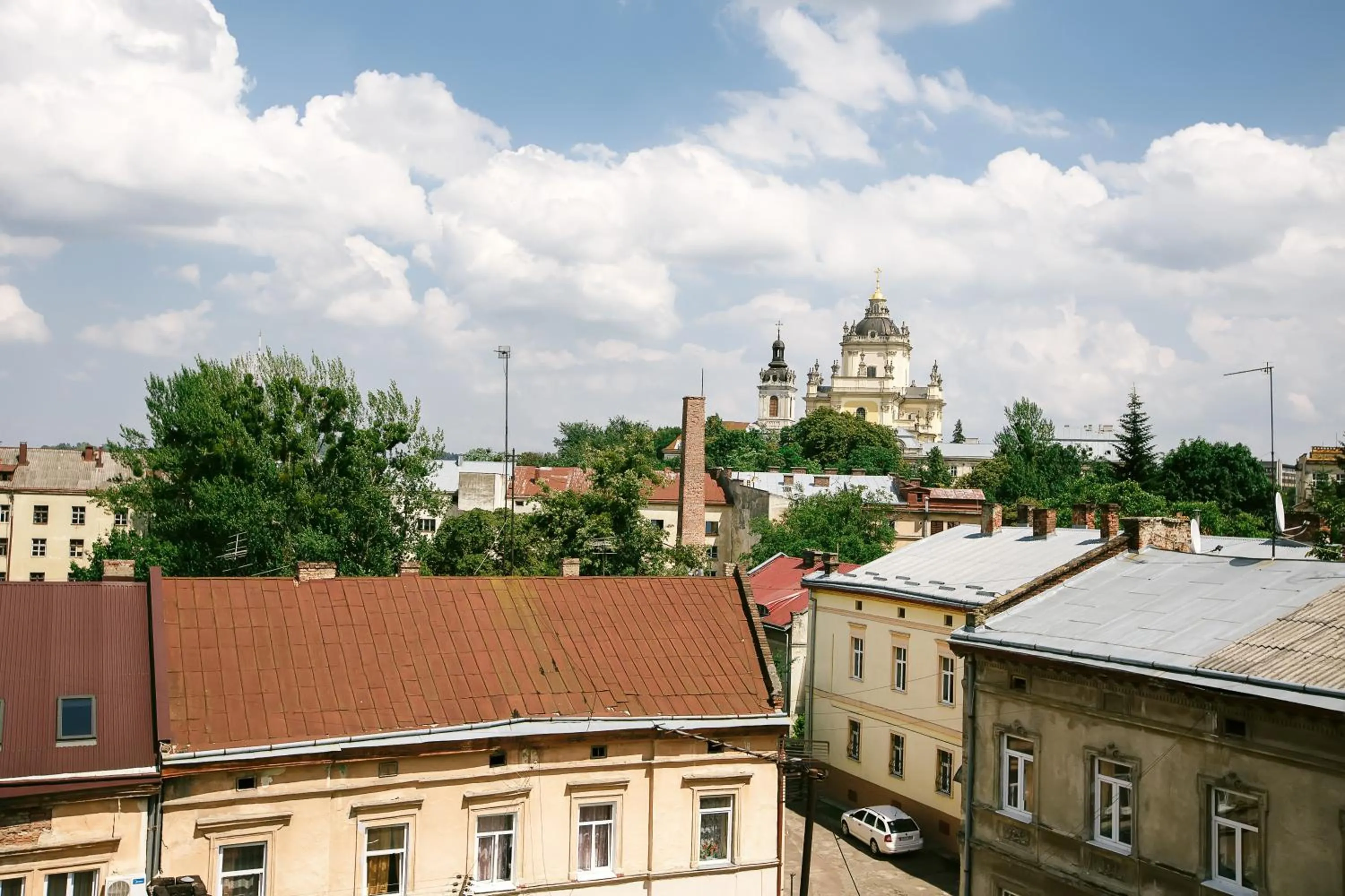 City view in Edem Hotel Lviv