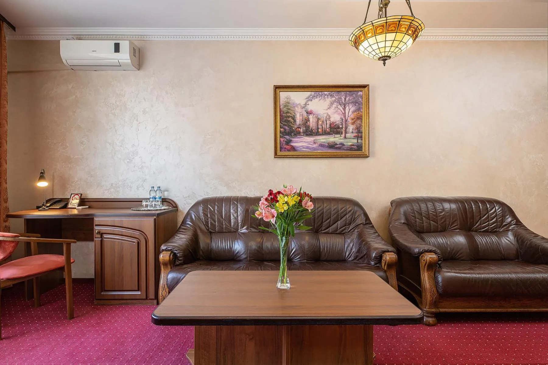 Seating area in Edem Hotel Lviv