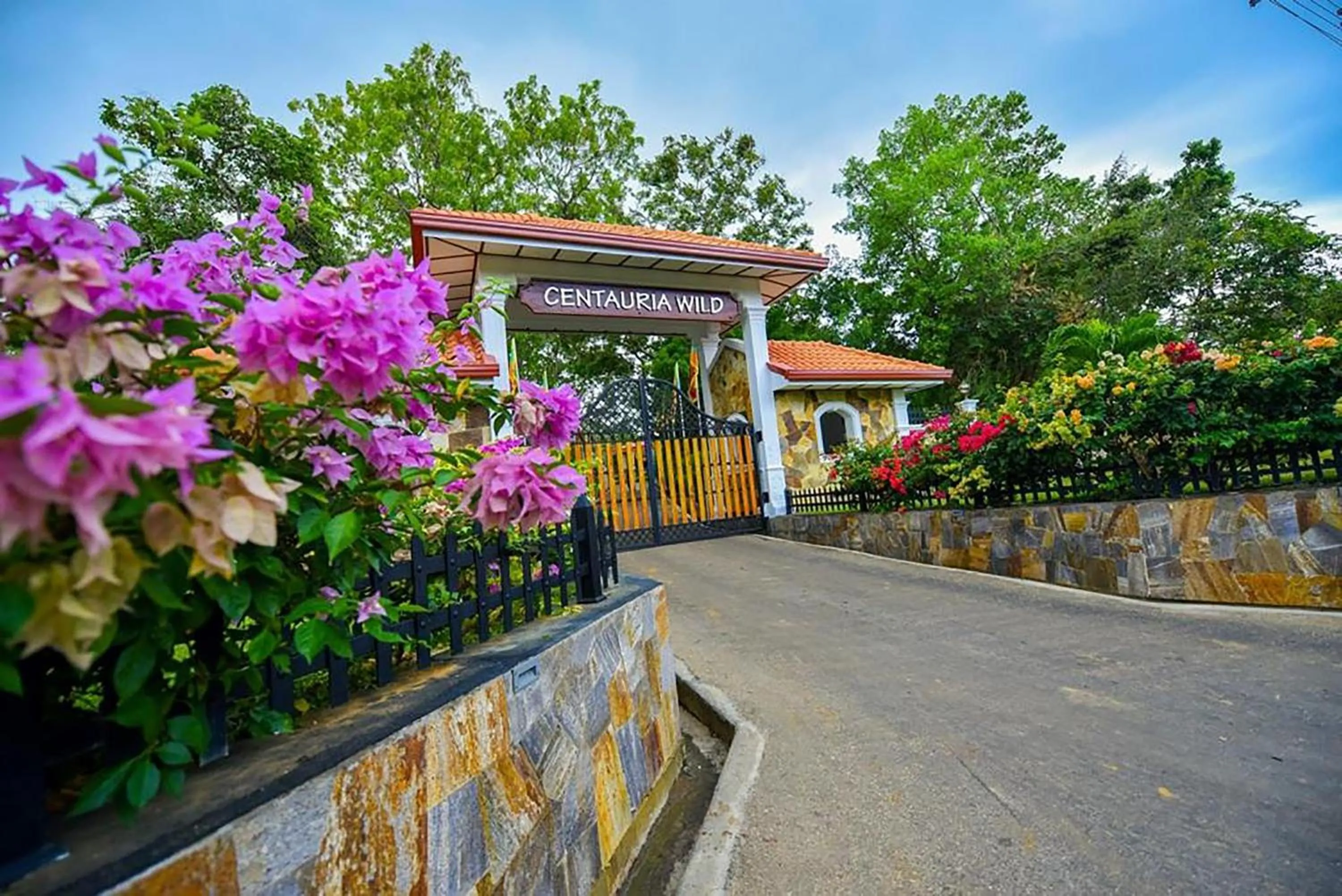 Facade/entrance in Centauria Wild Resort