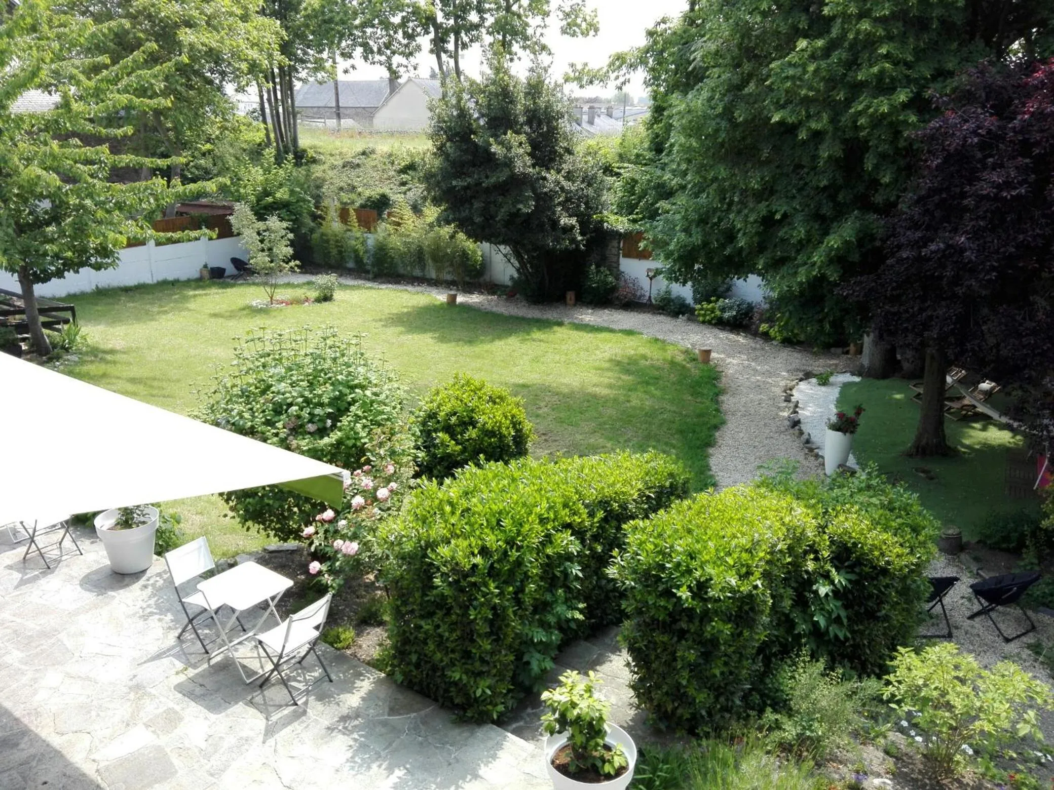 Patio in Mont B&B