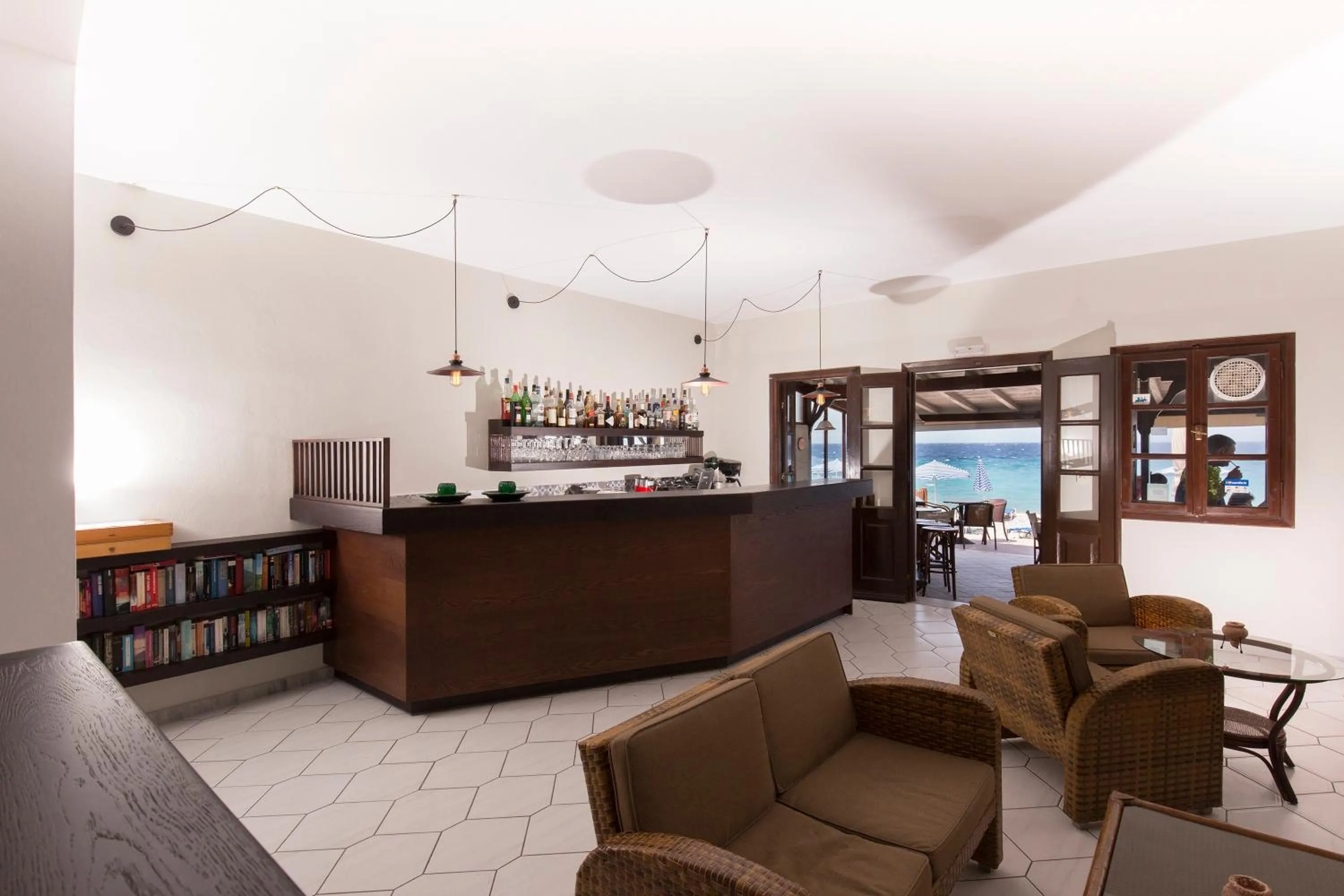 Lobby or reception in Long Beach Kokkari Samos