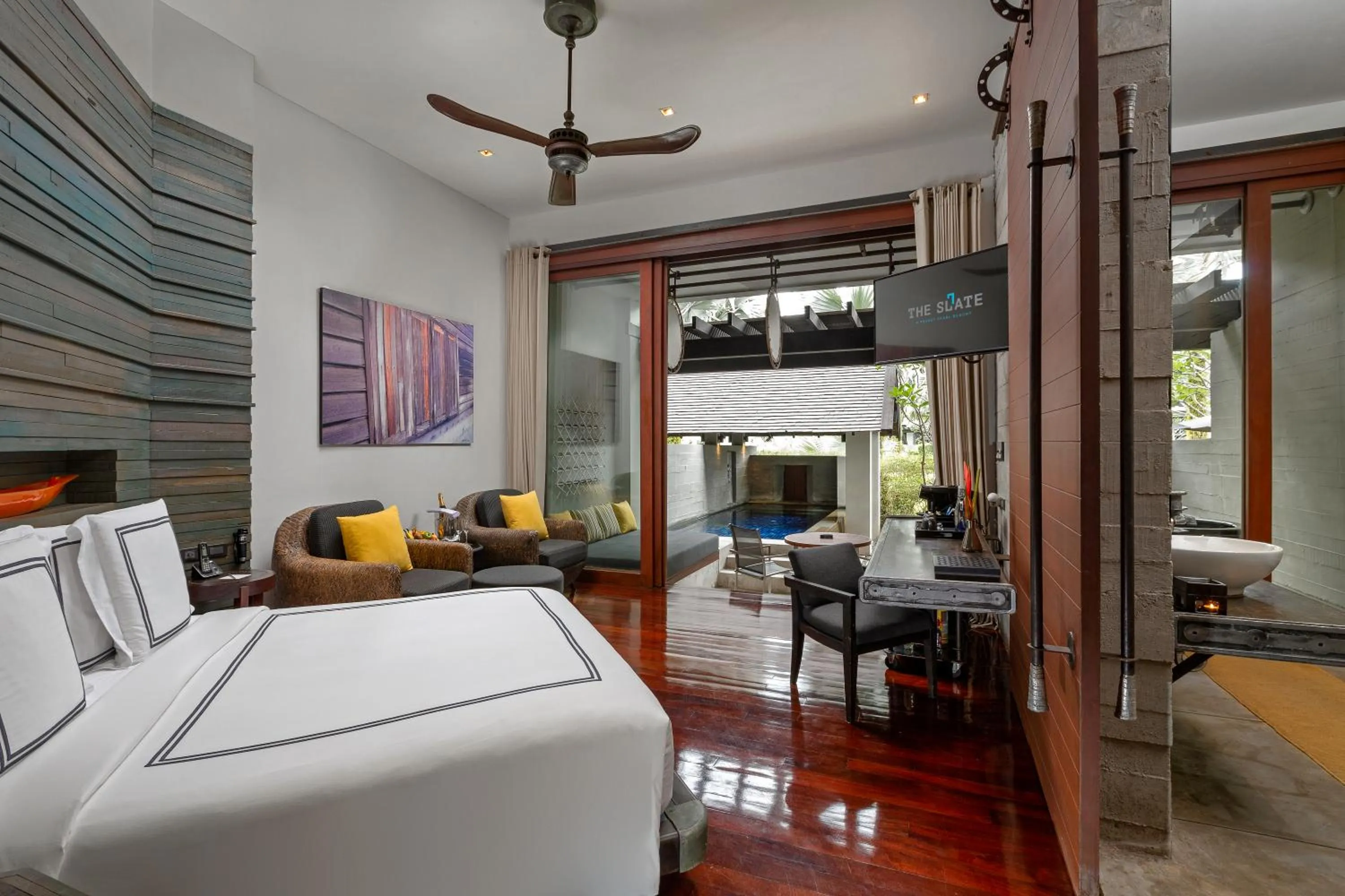 Bedroom, Bed in The Slate, Phuket