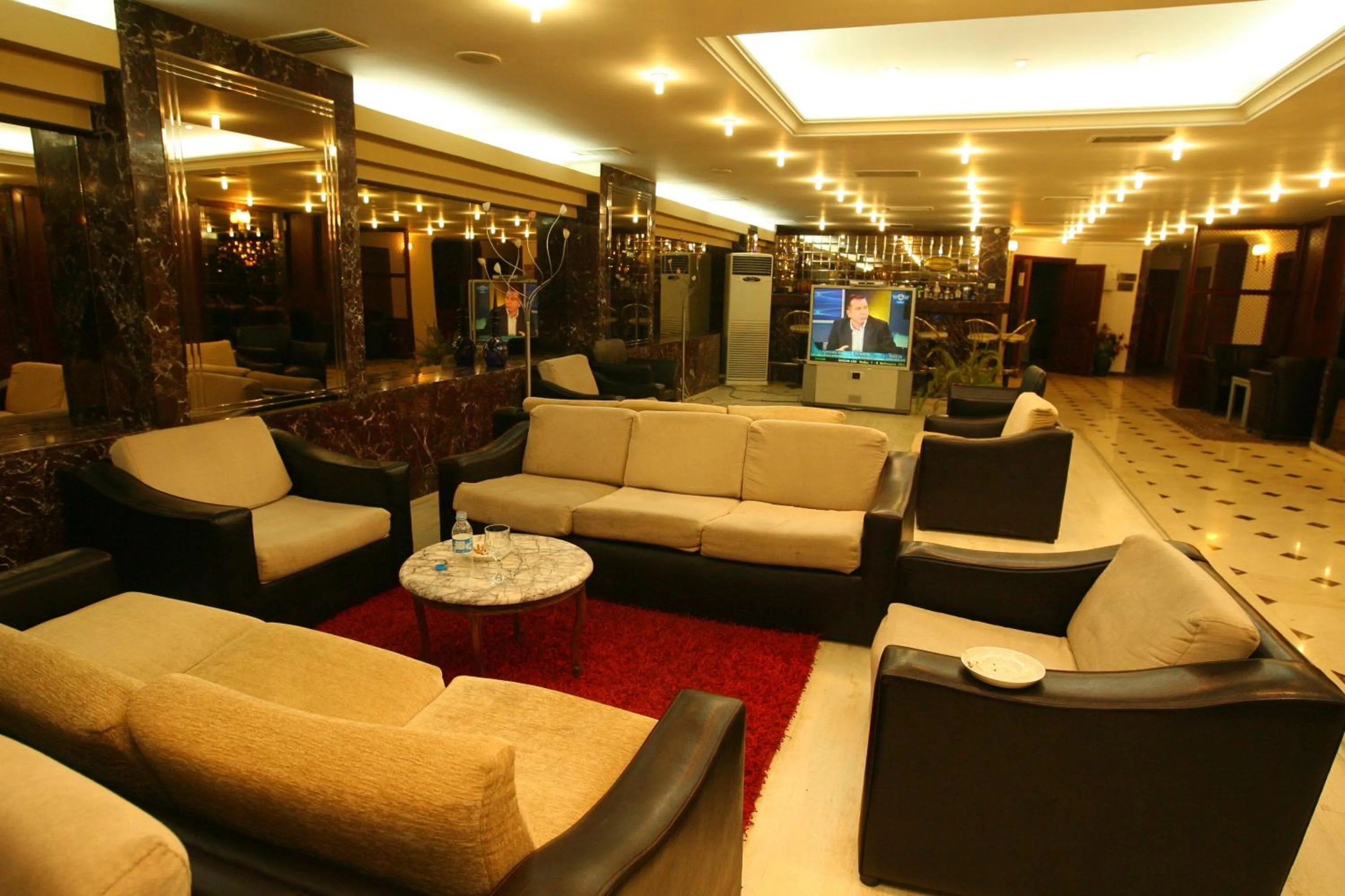 Lobby or reception in Akyuz Hotel