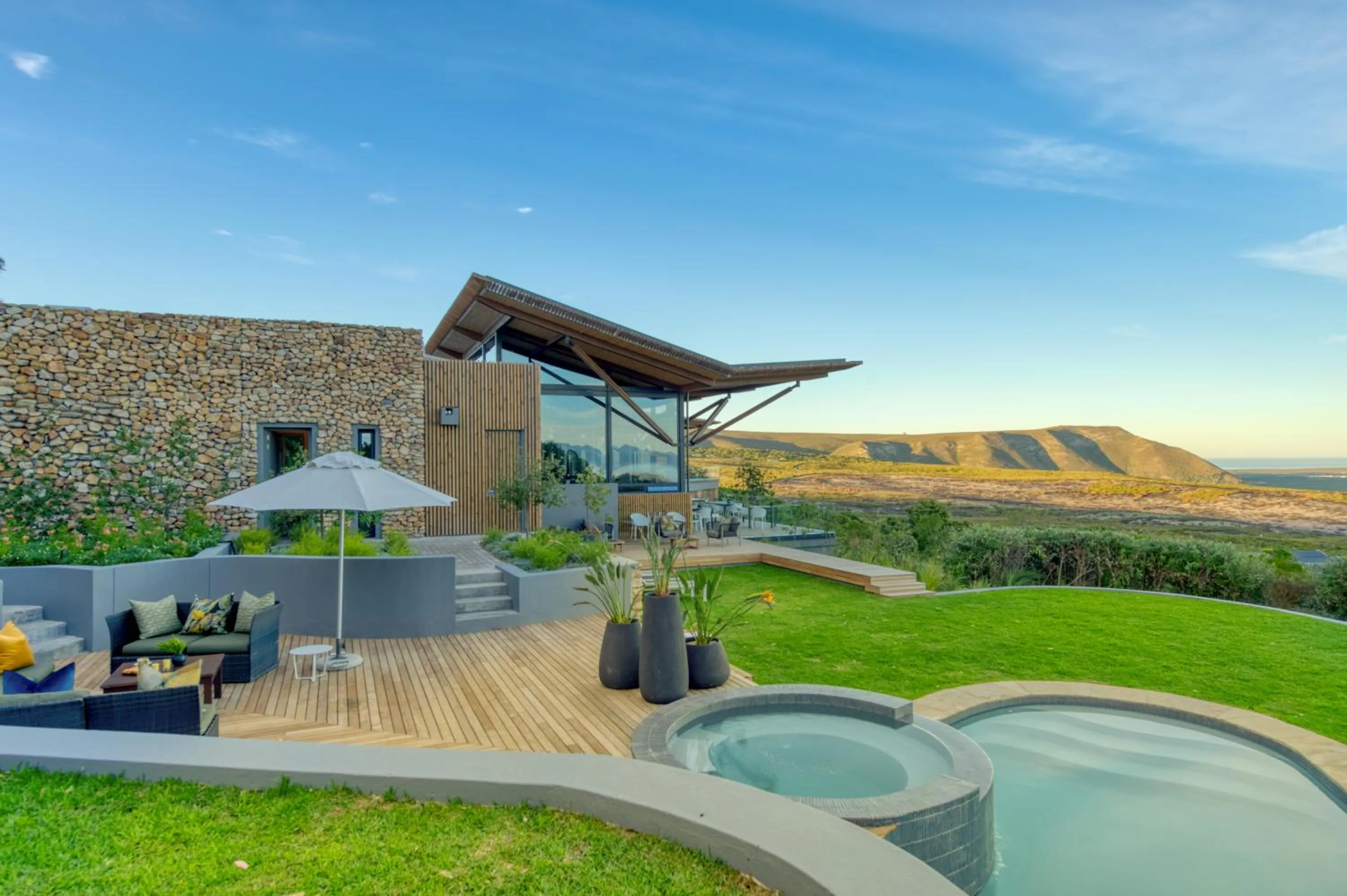 Property building in Grootbos Private Nature Reserve