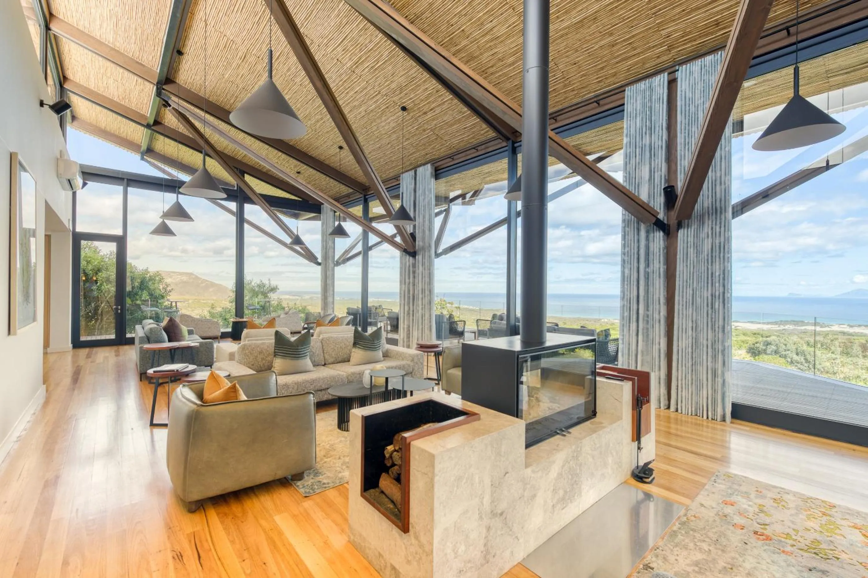 Lounge or bar in Grootbos Private Nature Reserve