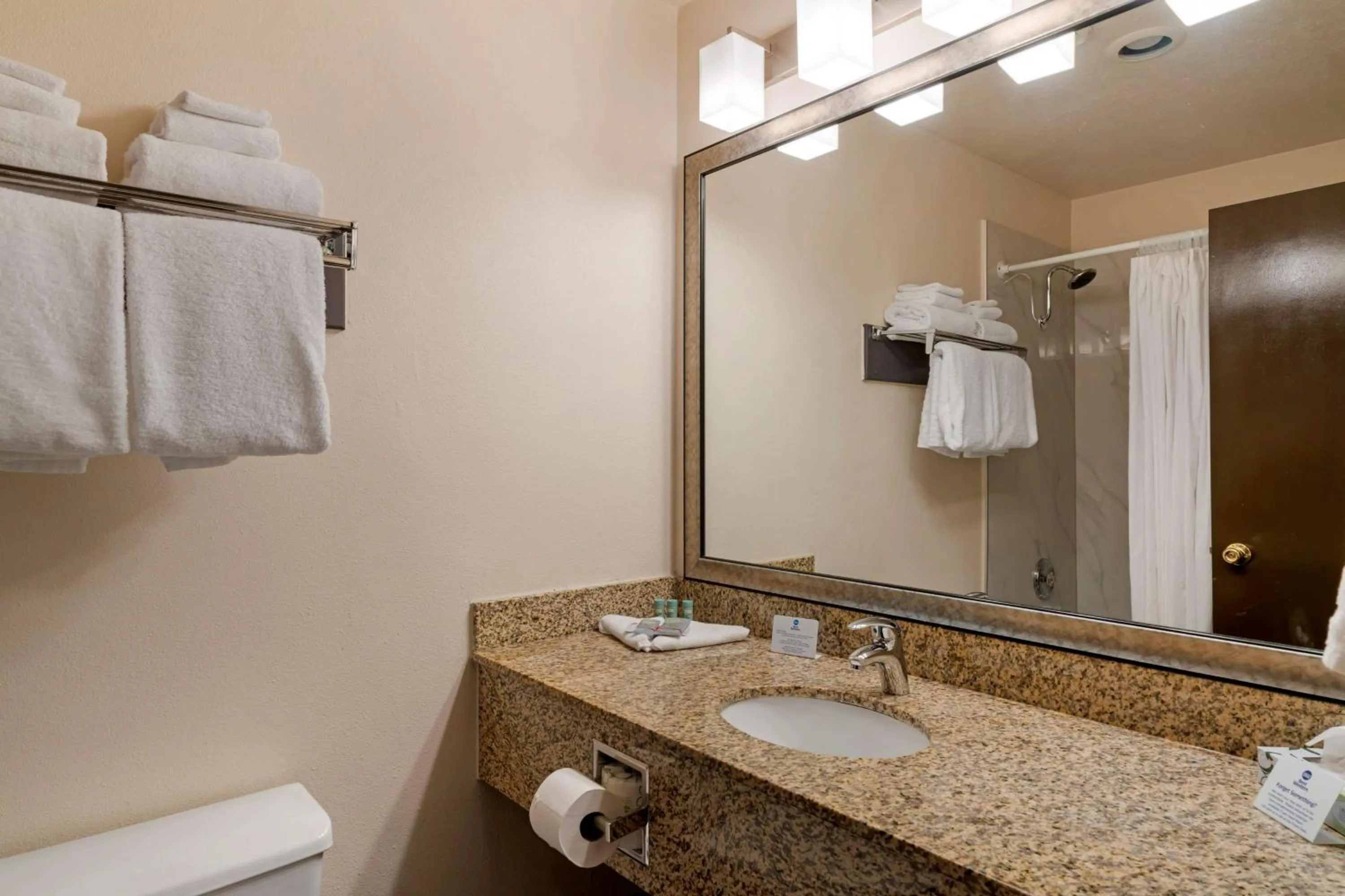 Bathroom in Best Western Pony Soldier