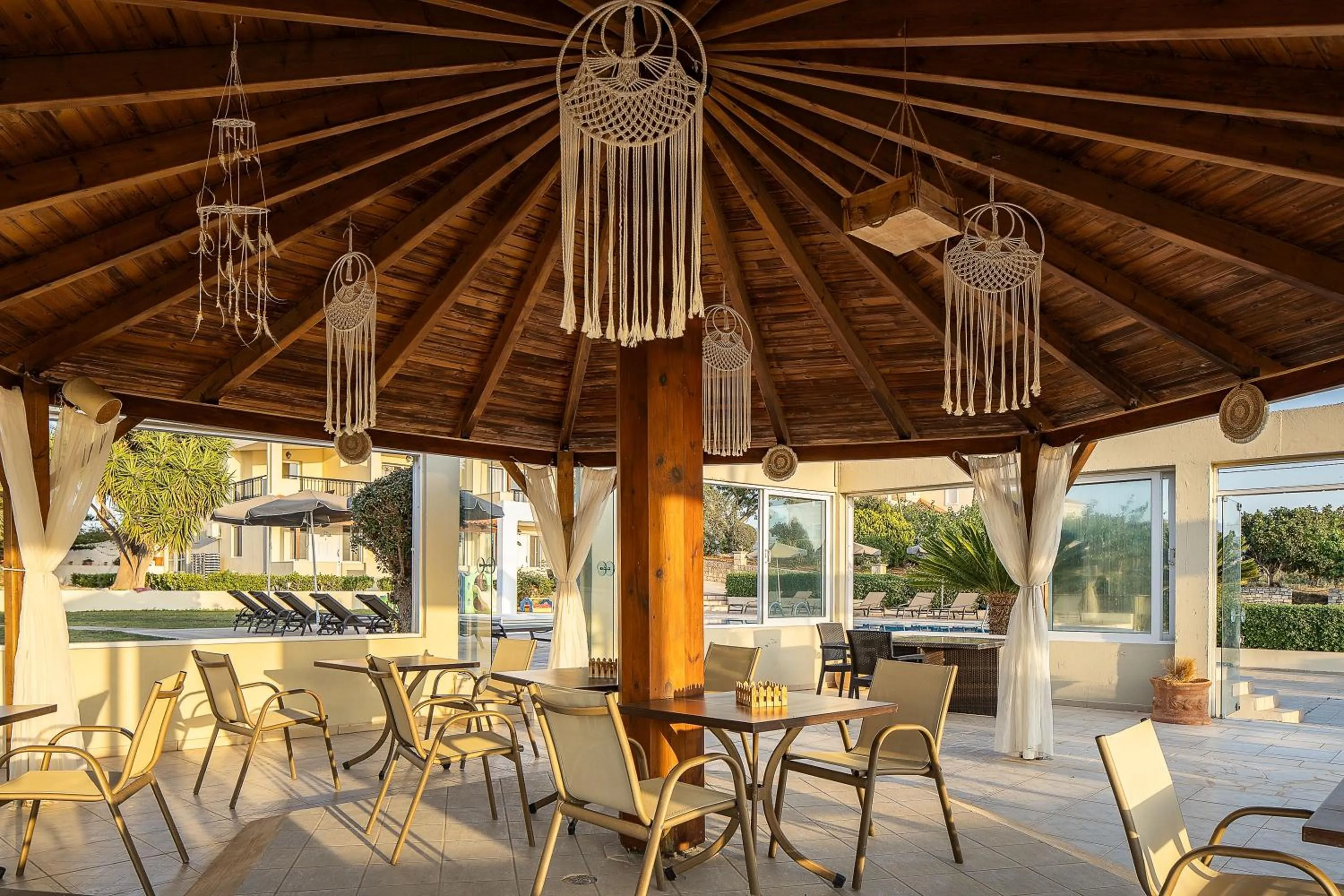 Patio in Lofos Panorama Apartments