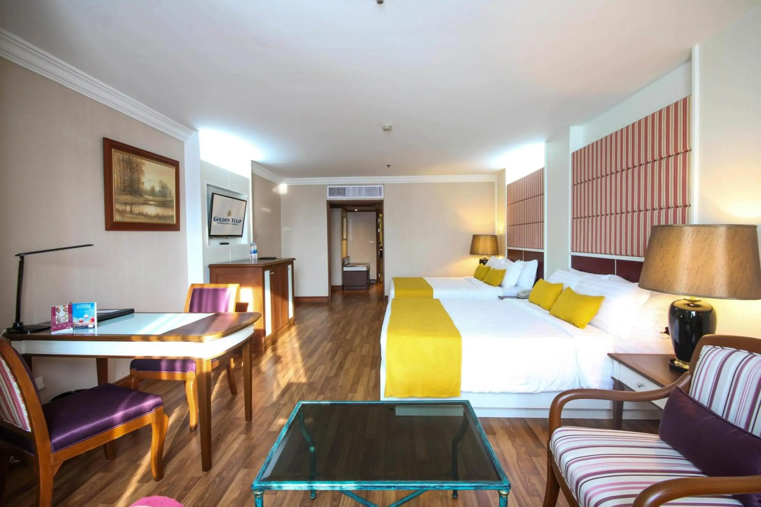 Bed in Golden Tulip Sovereign Hotel Bangkok Bed in Golden Tulip Sovereign Hotel Bangkok