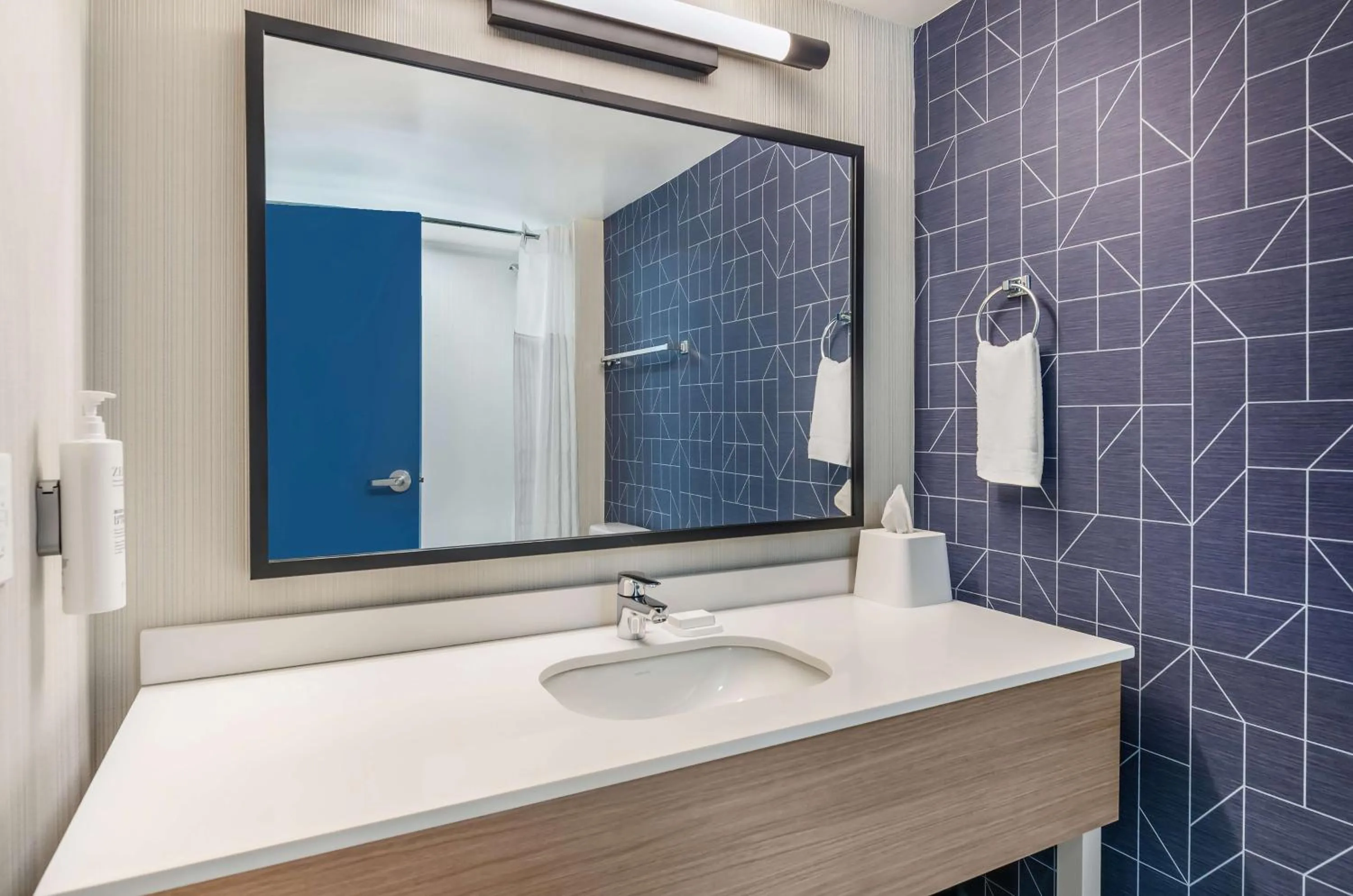 Bathroom in Spark By Hilton Roanoke Airport