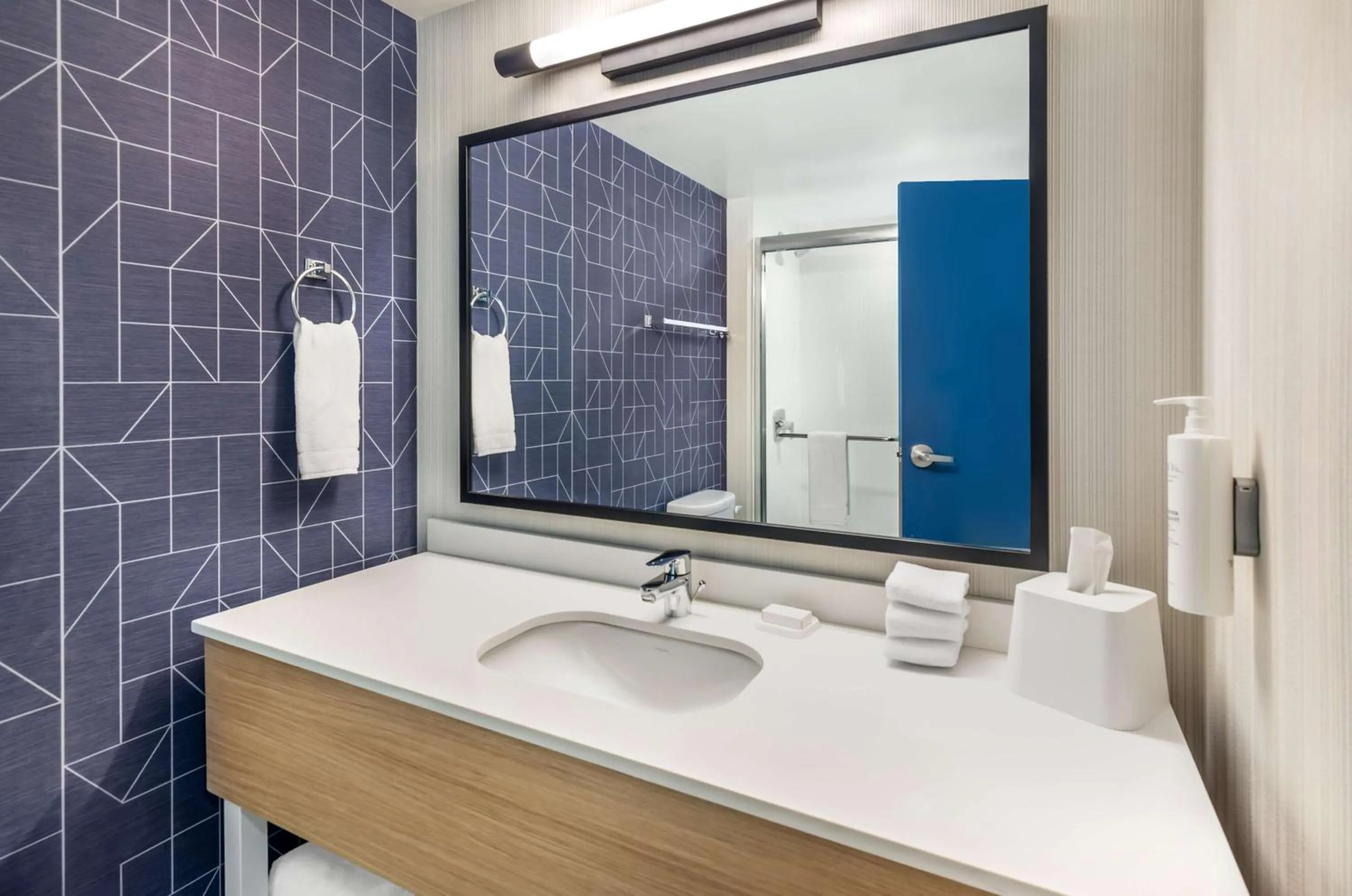 Bathroom in Spark By Hilton Roanoke Airport