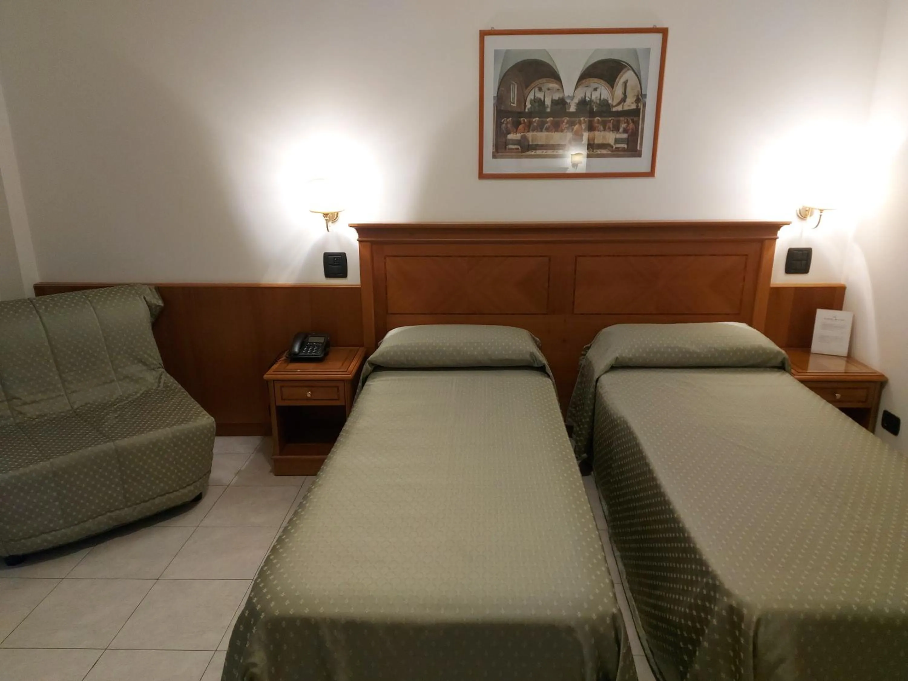 Bed in Grand Hotel Victoria